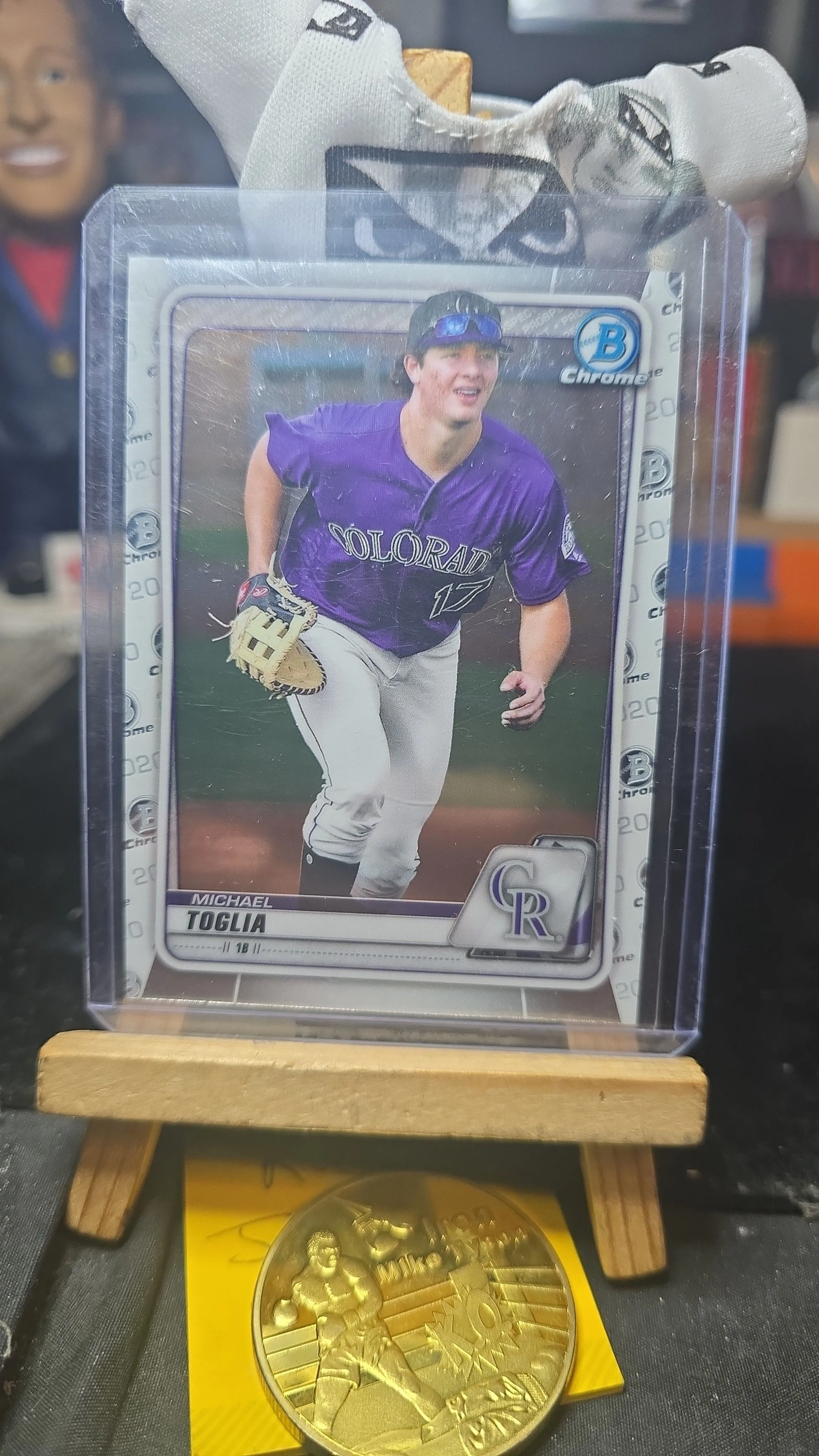 Product image for 2020 topps bowman chrome draft MICHAEL TOGLIA pre-RC