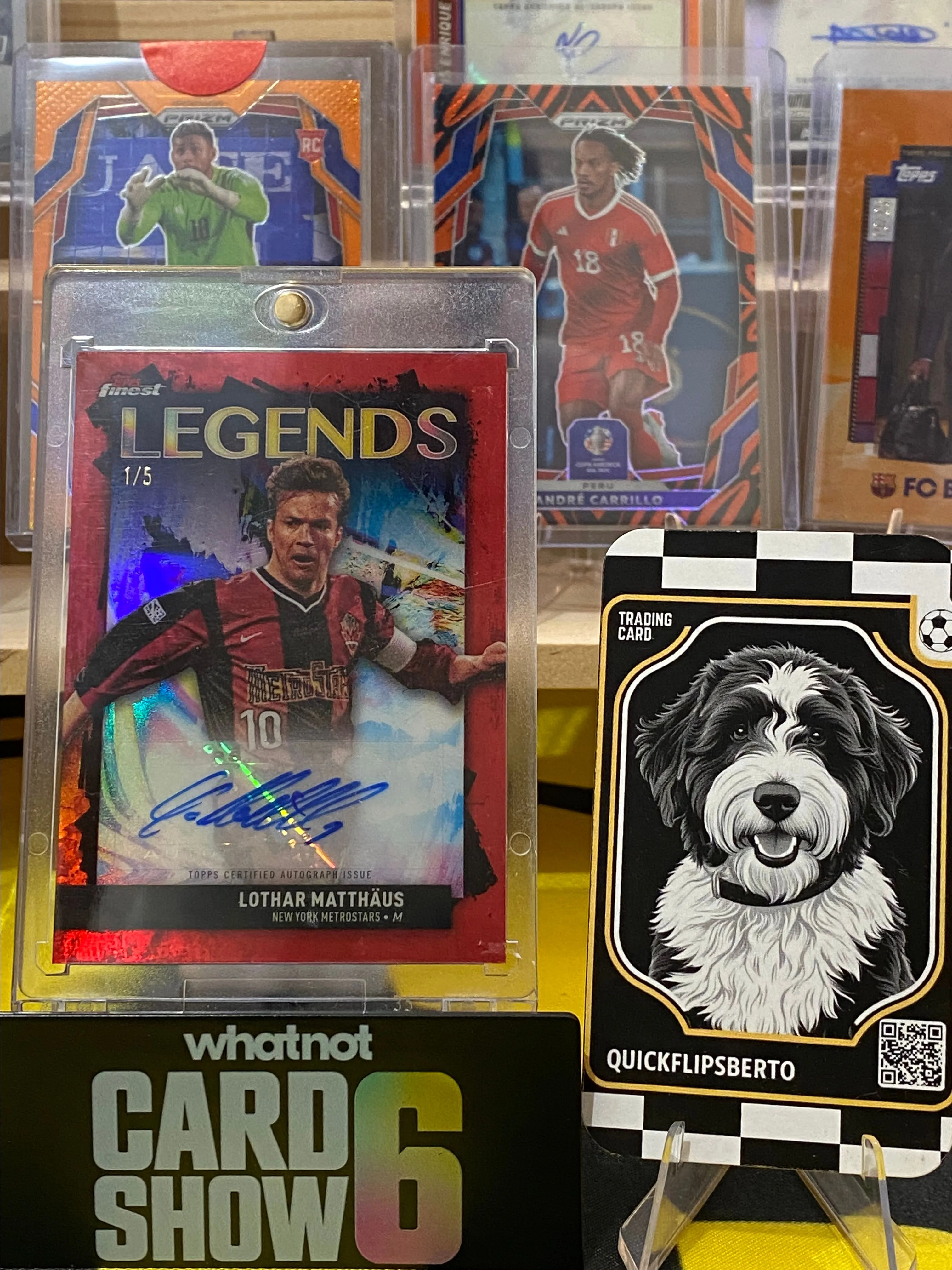 Product image for 24/25 MLS TOPPS FINEST LOTHAR MATTHAUS AUTO /5
