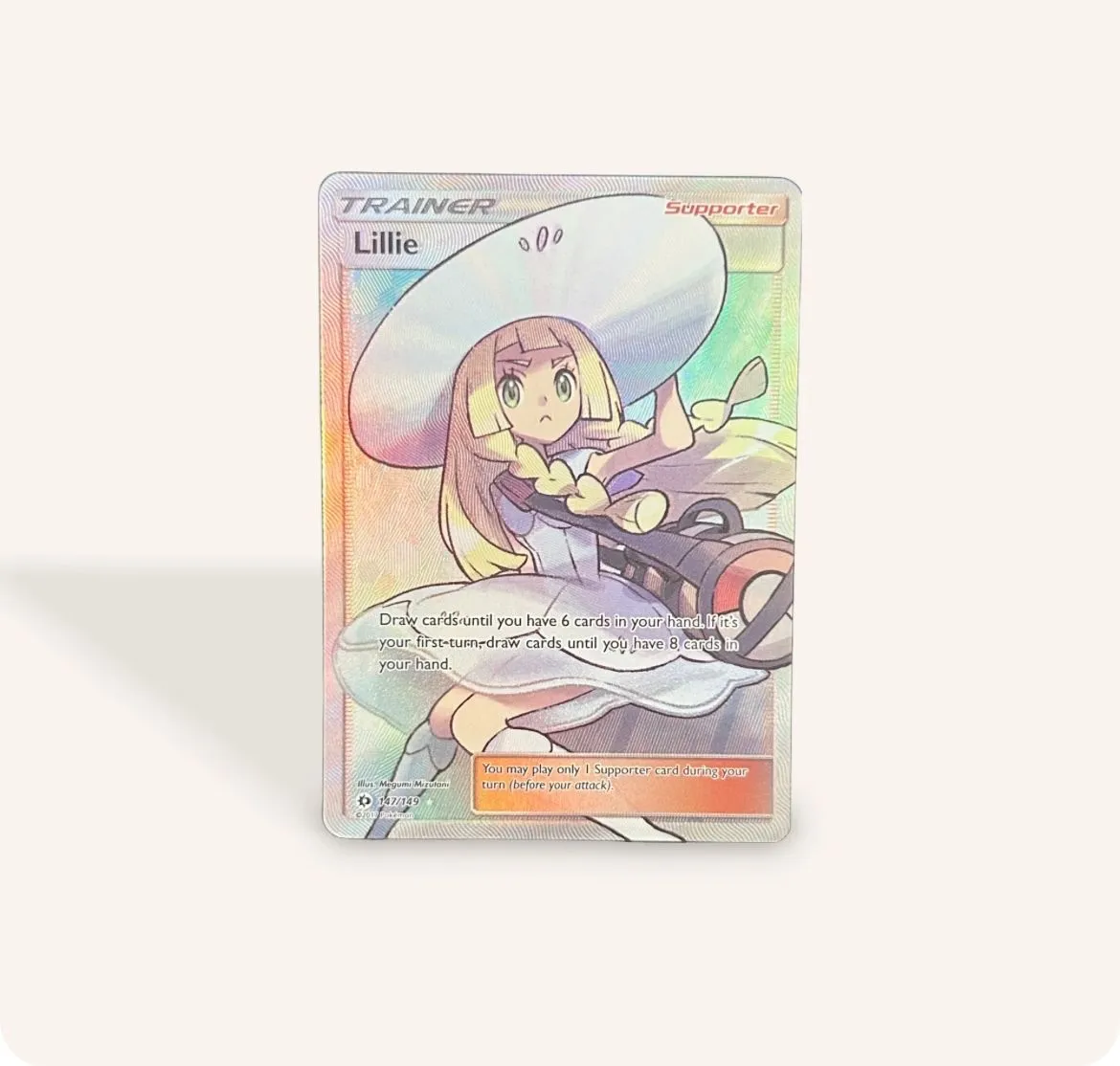 Lillie  SM Ultra Prism 147/149  Full Art Trainer | English | Near Mint   Whatnot: Shop, Sell, Connect
