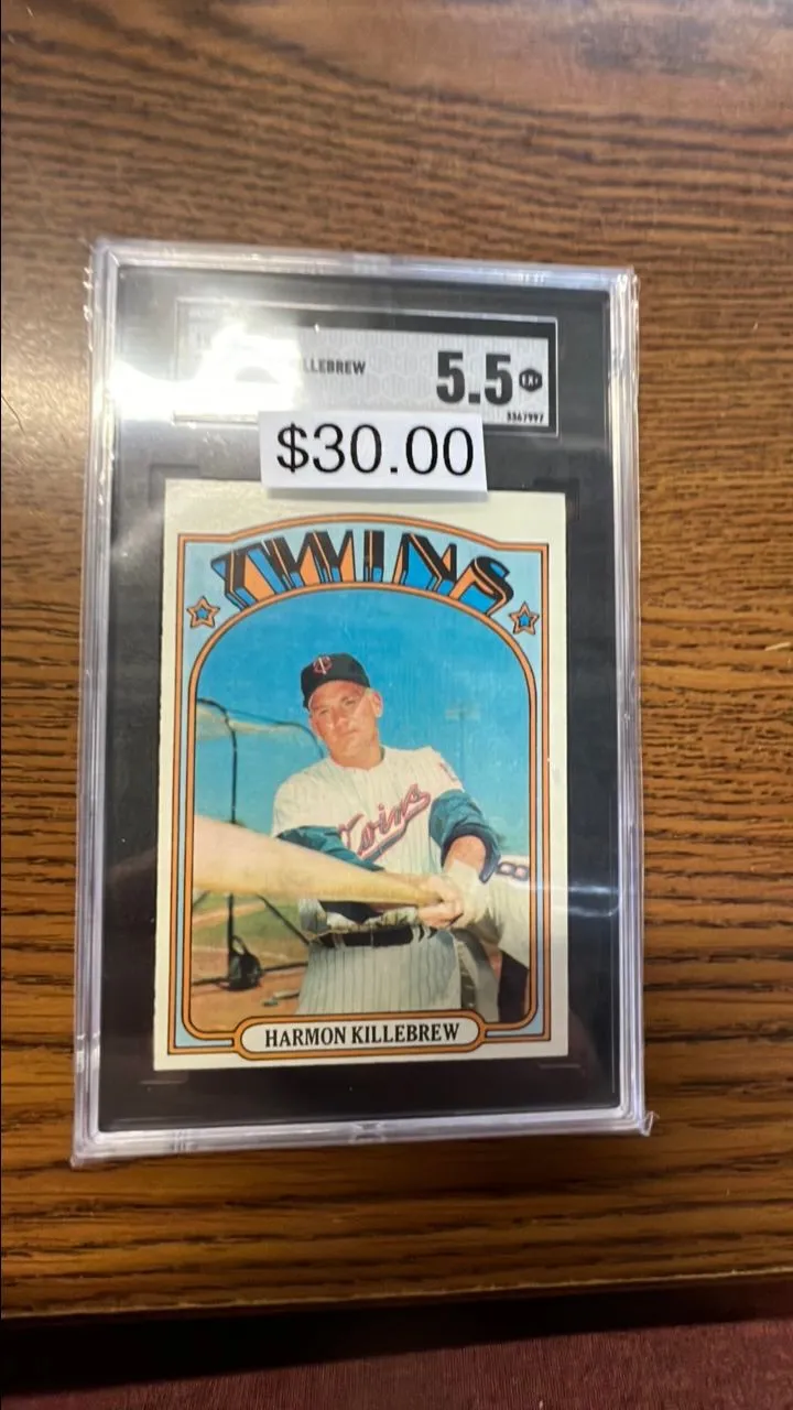Product image for 1972 Topps Harmon Killebrew Sgc5.5