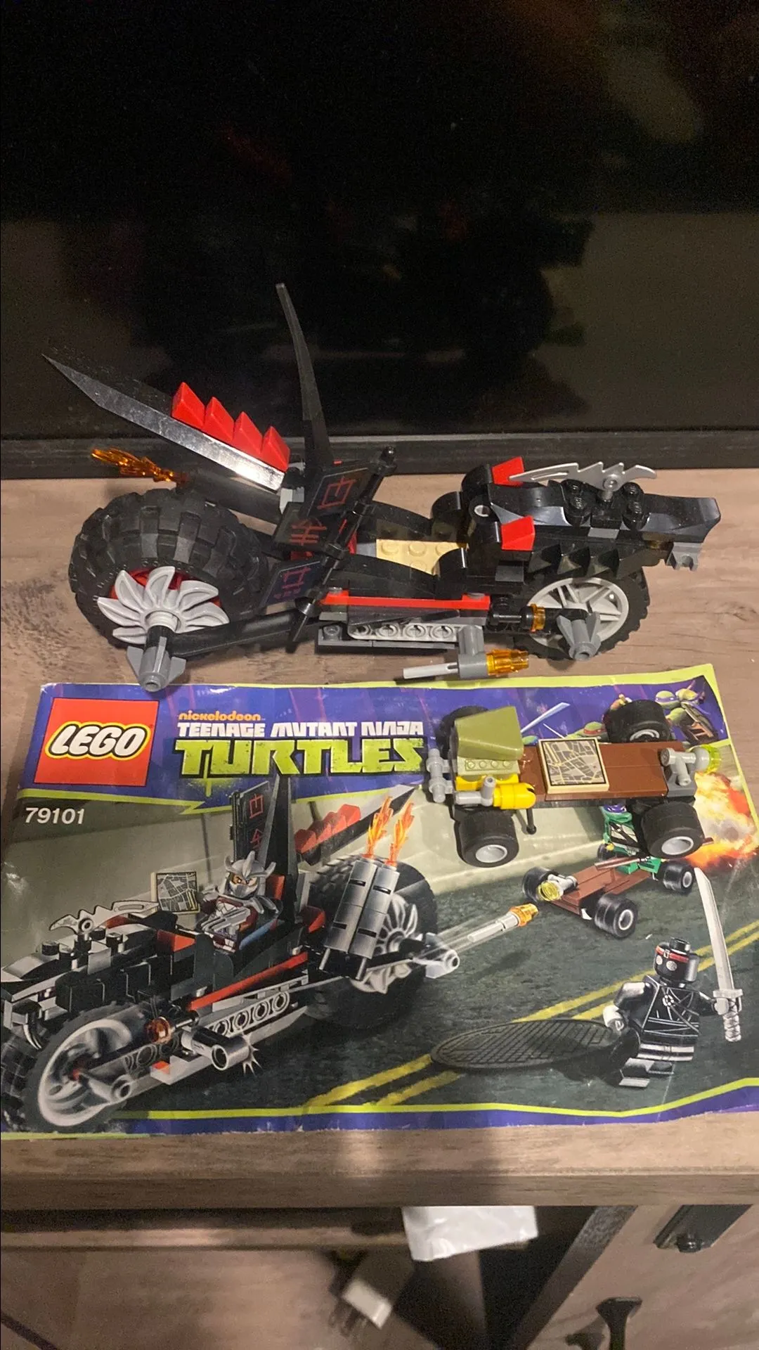 Product image for Lego 79101 tmnt shredder bike
