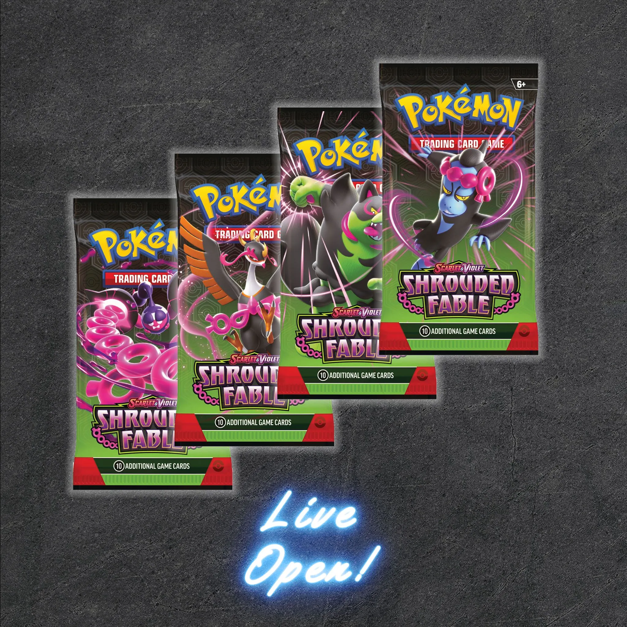 Product image for Pokémon Shrouded Fable Booster Pack (Live Open)