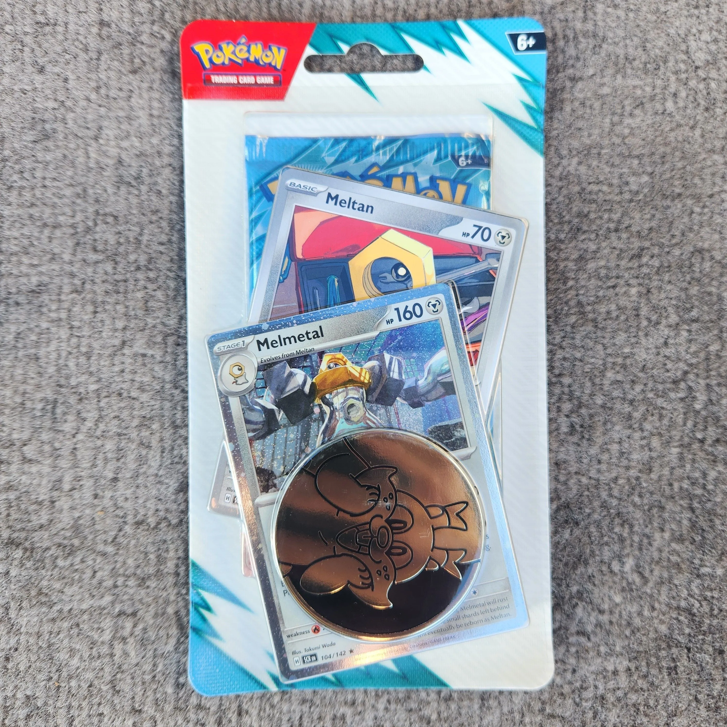 Product image for Pokemon Journey Together Single Pack Blister [Melmetal, Meltan]