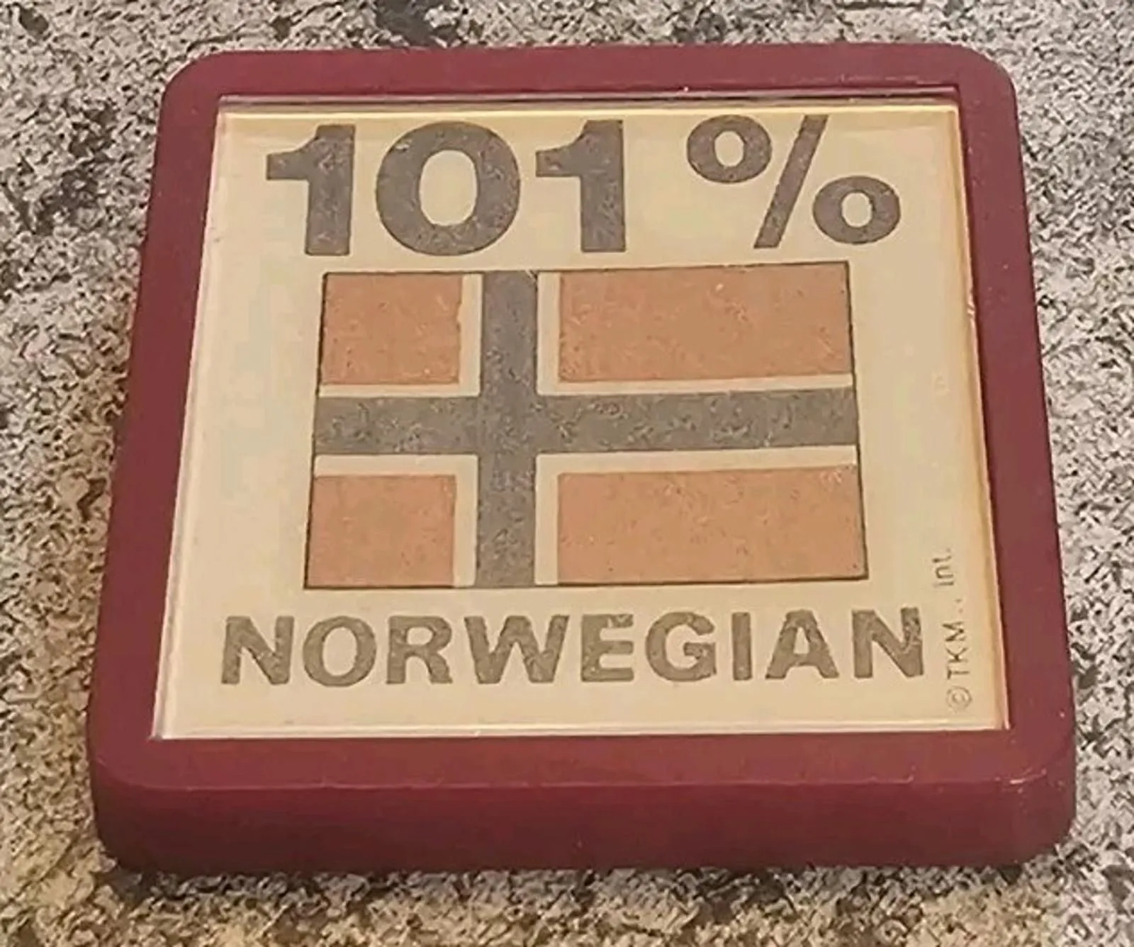 Product image for 101% Norwegian Refrigerator Magnet Tkm Int