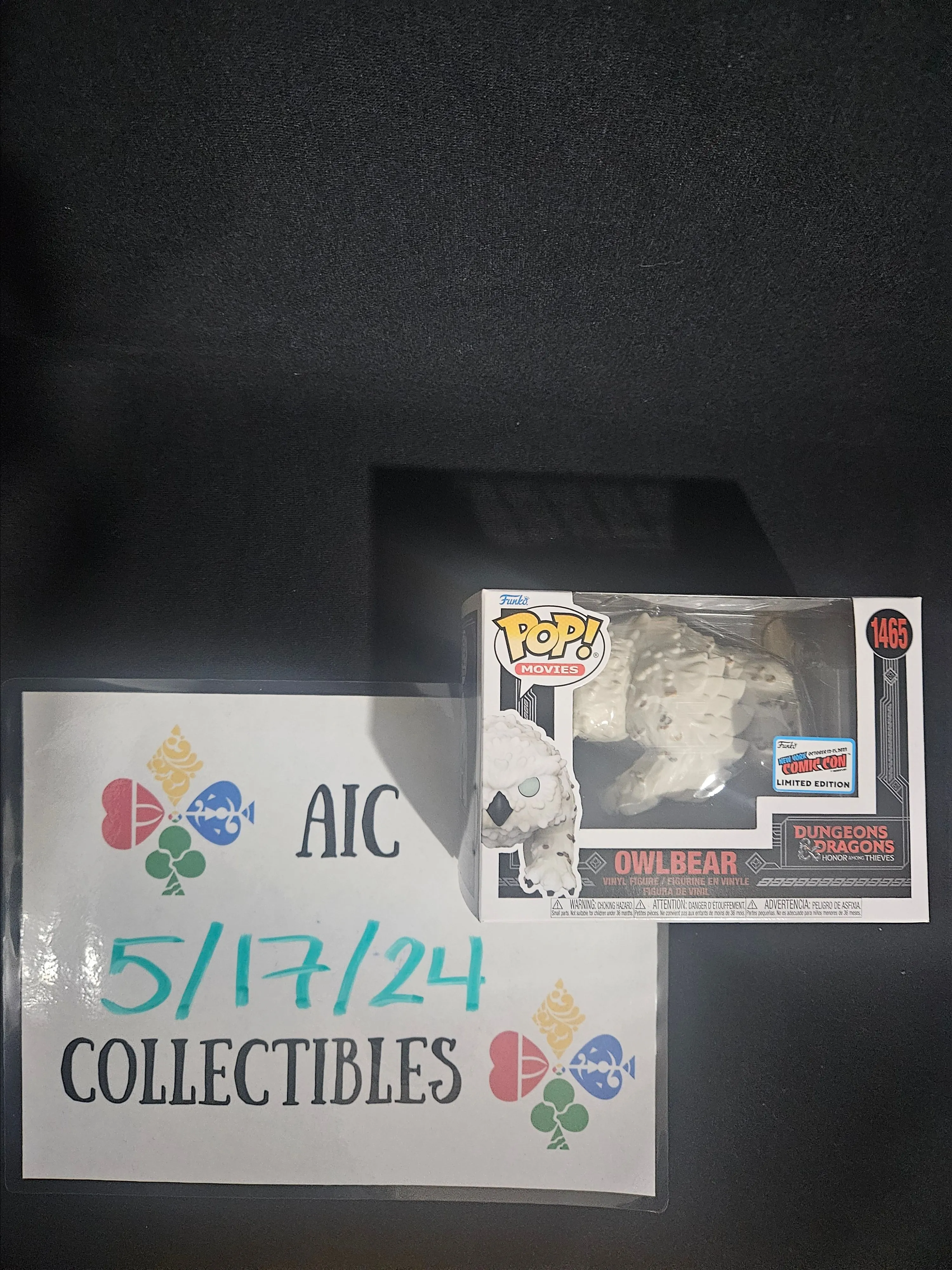 Product image for Funko Pop! Vinyl: Dungeons & Dragons - Owlbear - NYCC (Con Sticker) #1465