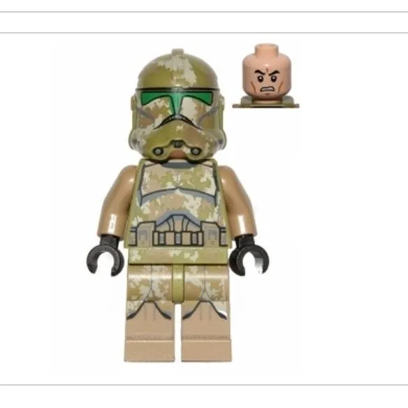 Product image for Clone Trooper, 41st Elite Corps (Phase 2) - Kashyyyk Camouflage, Scowl
Item No: sw0519