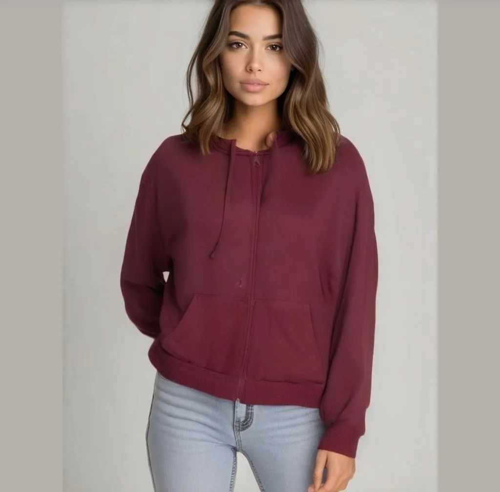 Product image for Women's PINK Victoria's Secret Hoodie Size M Burgundy