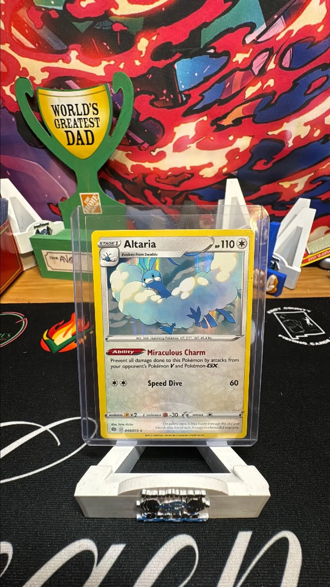 Product image for Pokemon TCG Champions Path Holo Rare Altaria 49/73