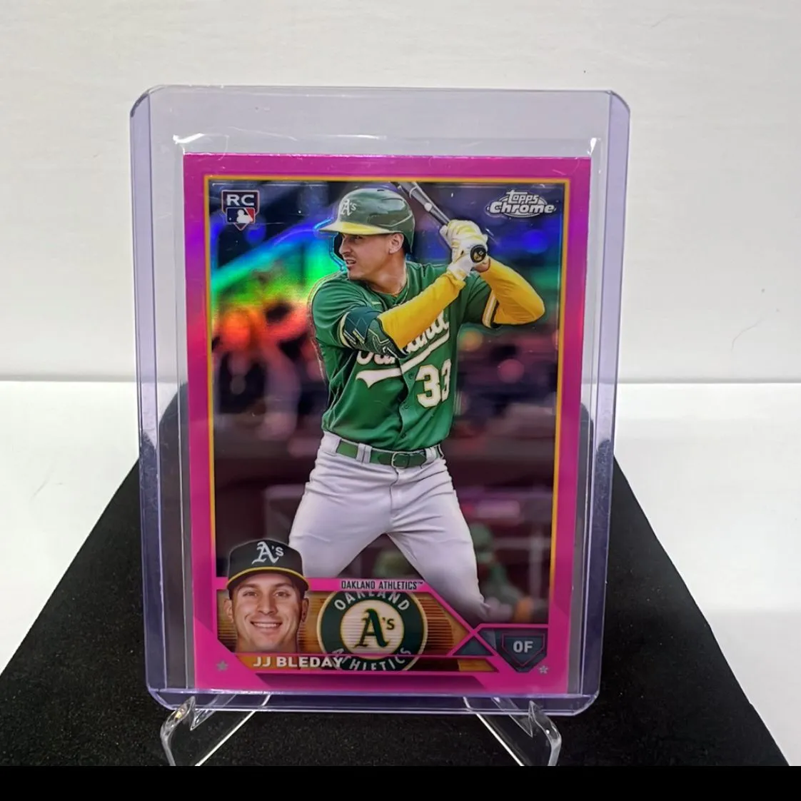 Product image for #237 2023 Topps Chrome JJ Bleday Pink