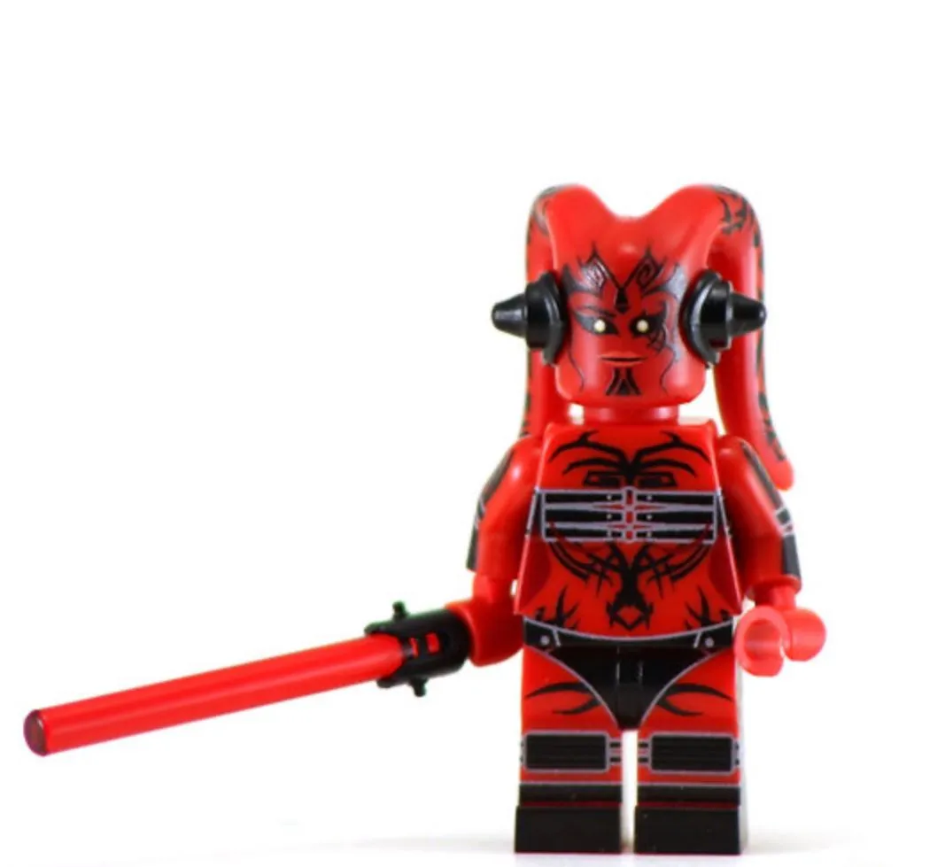 Product image for Custom LEGO SW Minifigure - Darth Talon (Sith Twilek) - Printed by BKB