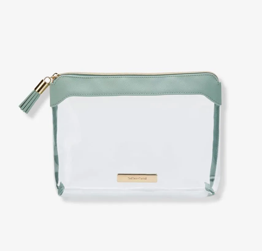 Product image for BIN: NWT Tartan + Twine Clear Sage Clutch