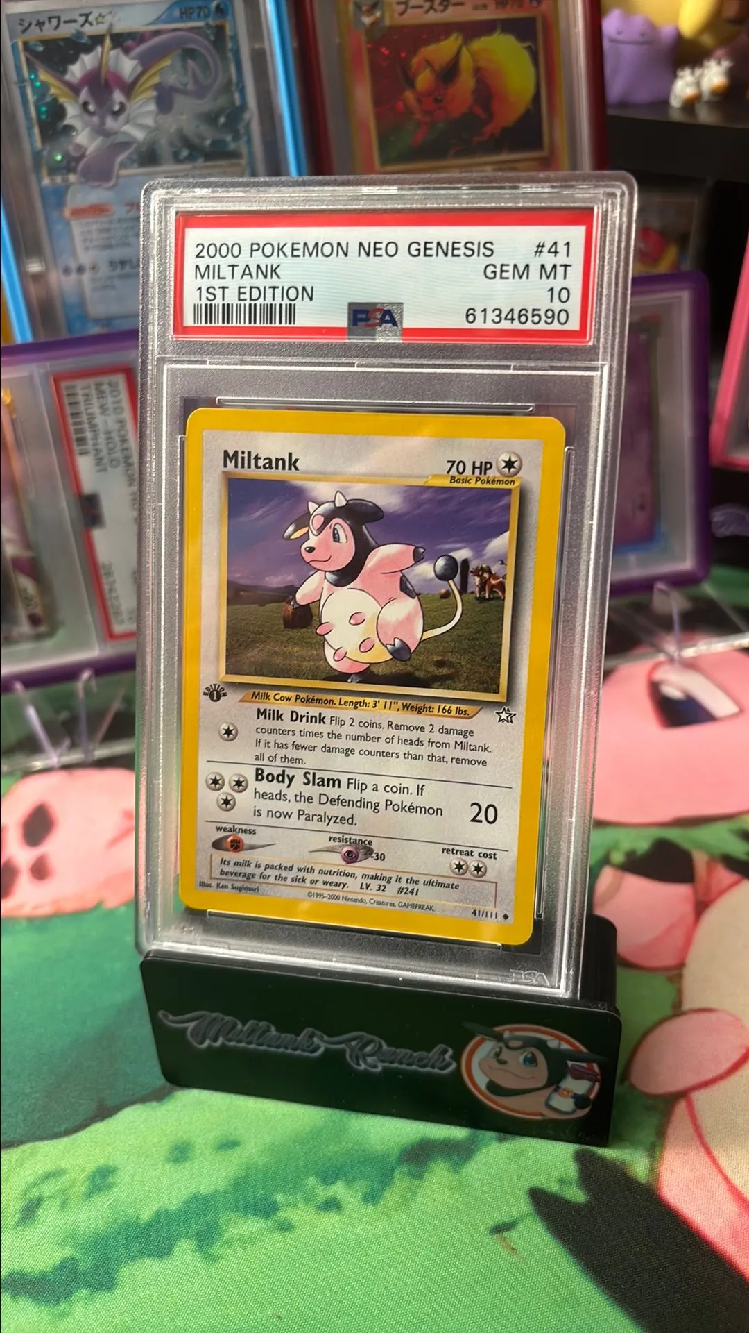 Product image for MILTANK  1ST ED. NEO GEN      PSA GEM MINT 10