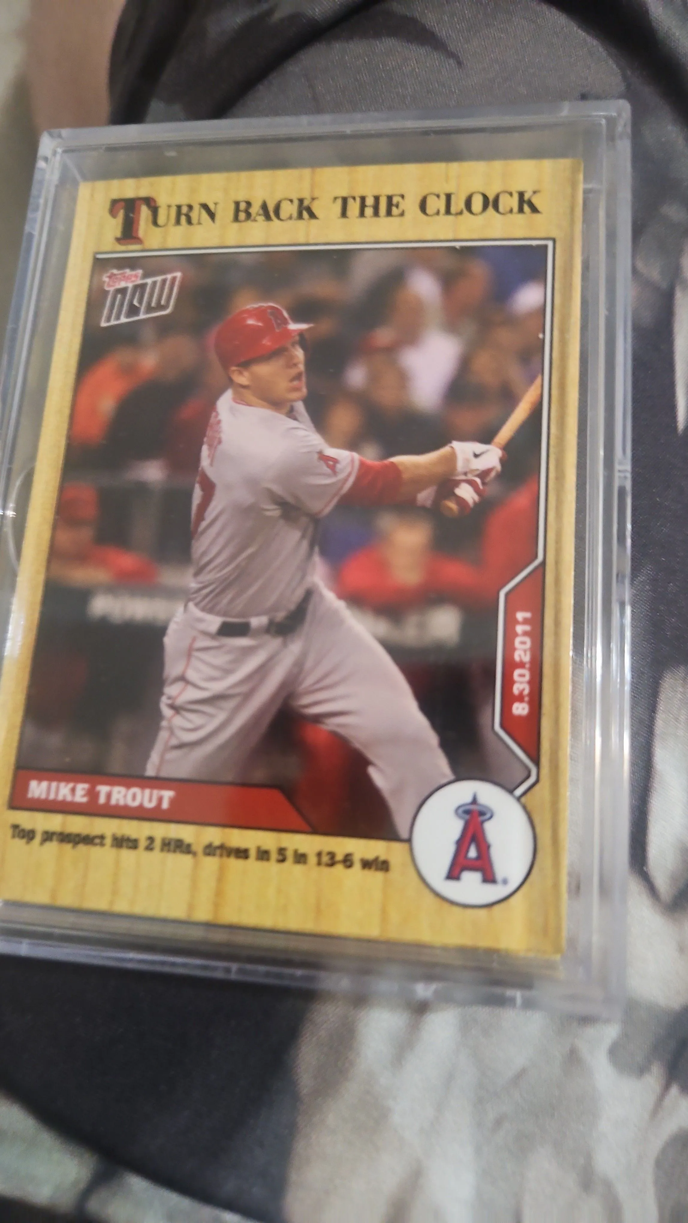 Product image for Mike Trout 2020 topps now Turn Back the Clock online exclusives angels 
