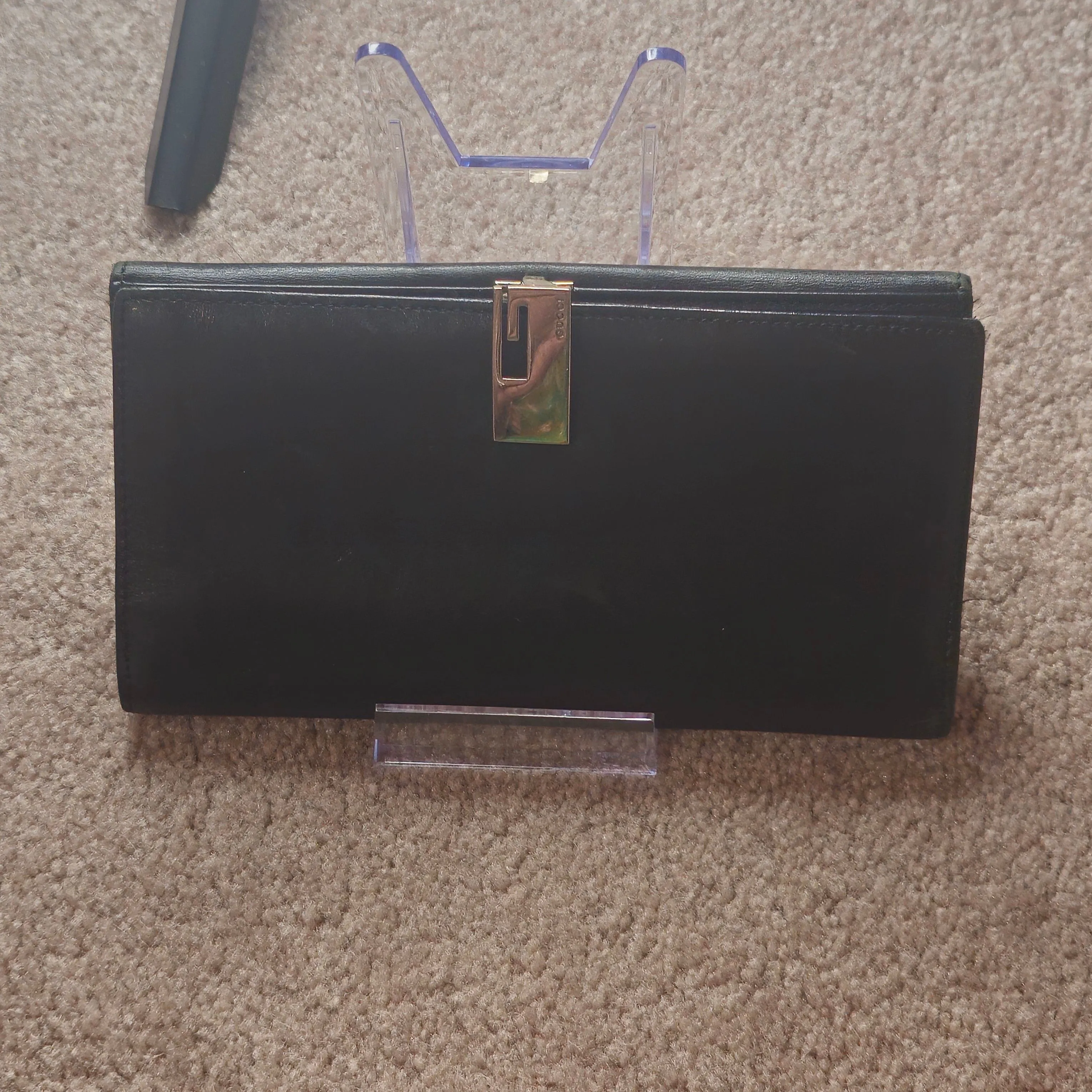 Product image for Gucci lambskin long wallet black