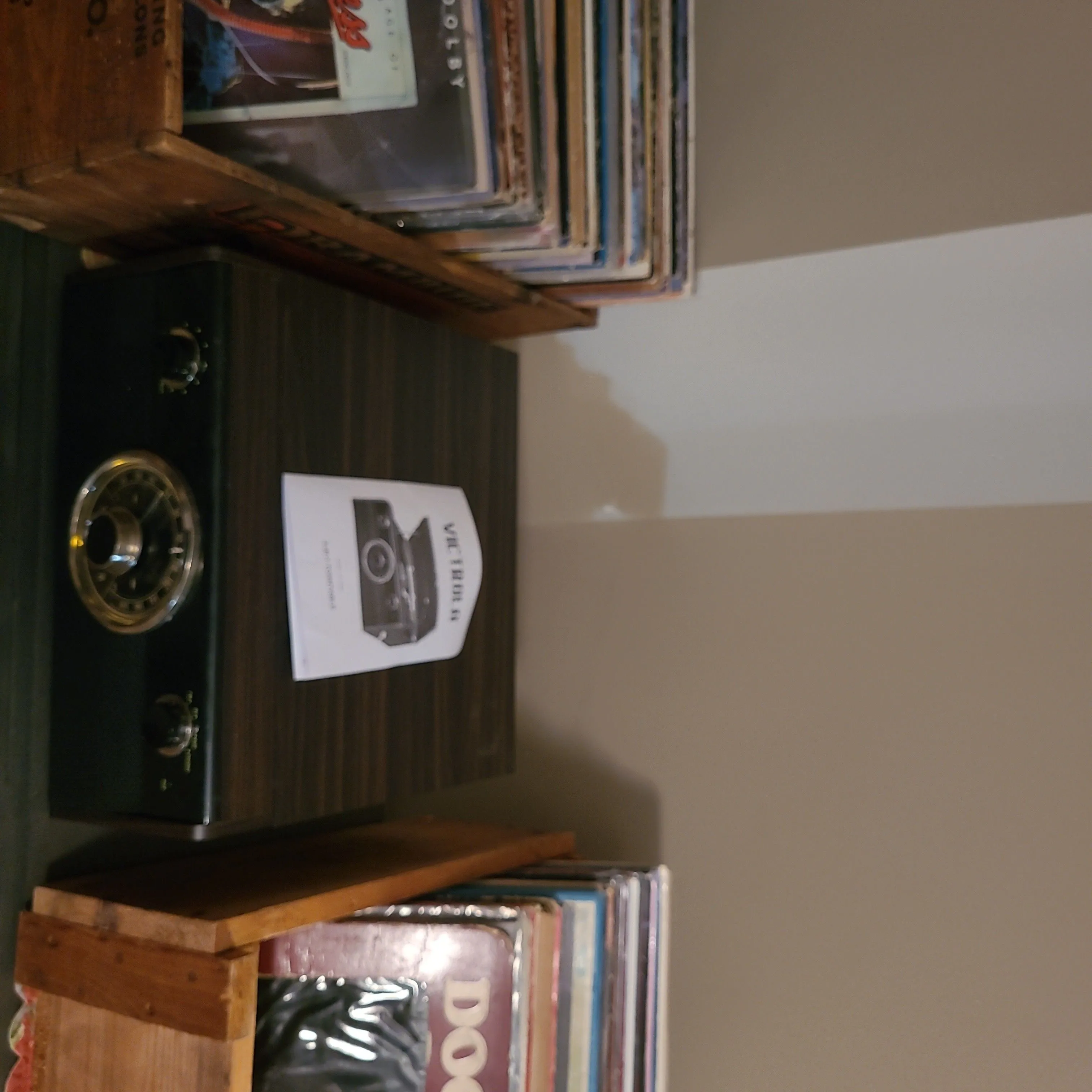 Product image for Record Player and 200 vinyl records