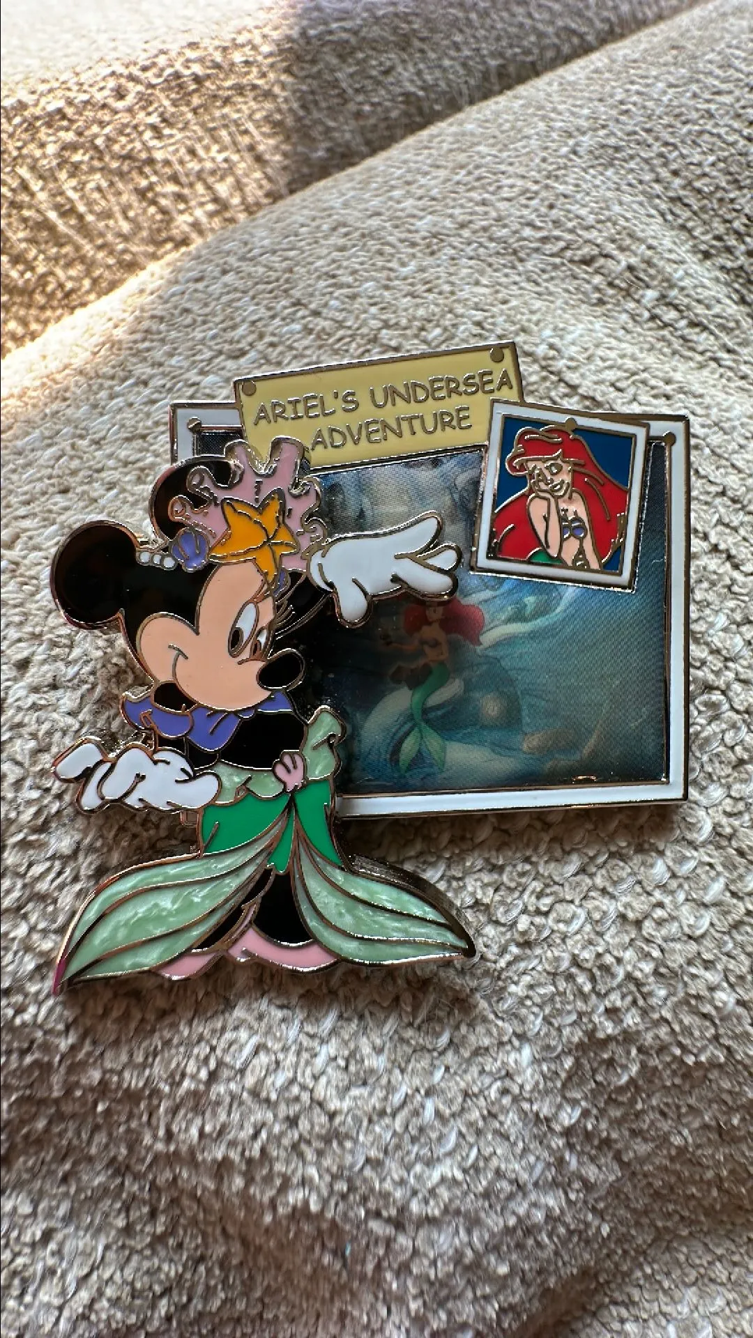 Product image for Minnie as Ariel- Ariel's Undersea Adventure Pin - Annual Passholder Pin