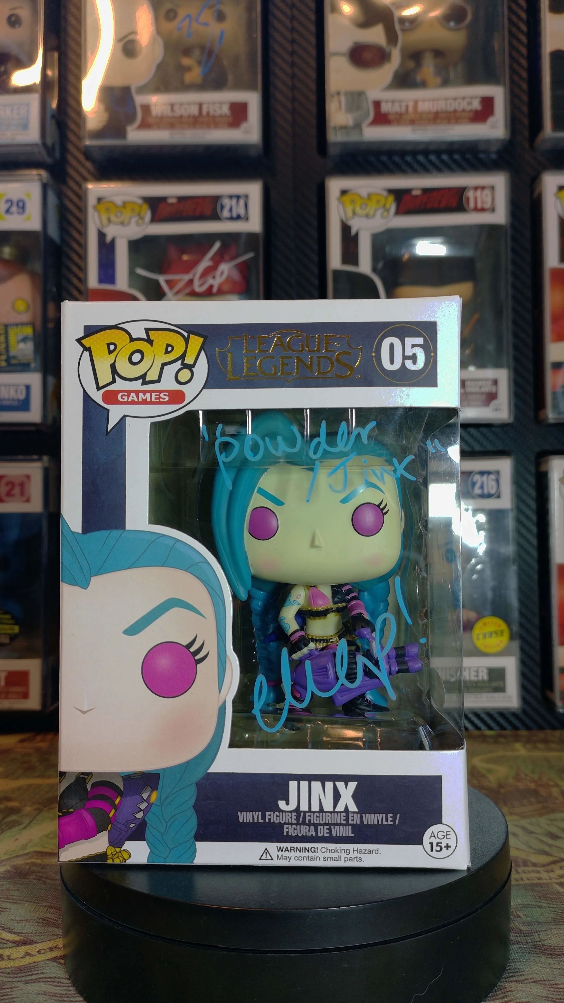 Product image for Signed Pop! - Gaming - 05 Jinx (League of Legends)