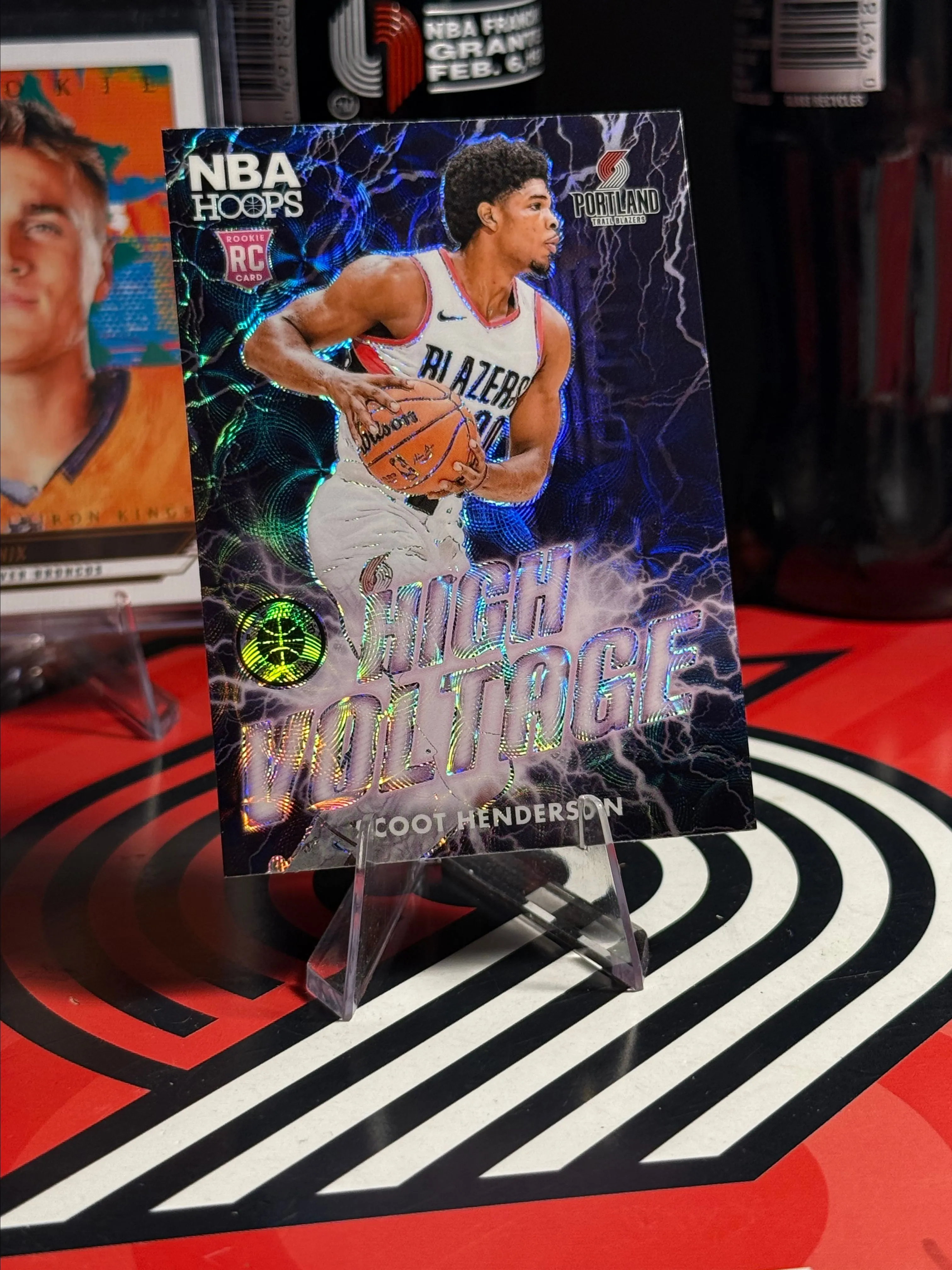 Product image for 🔥2023-24 Hoops Premium Stock Scoot Henderson High Voltage Prizm Case Hit! 🔥