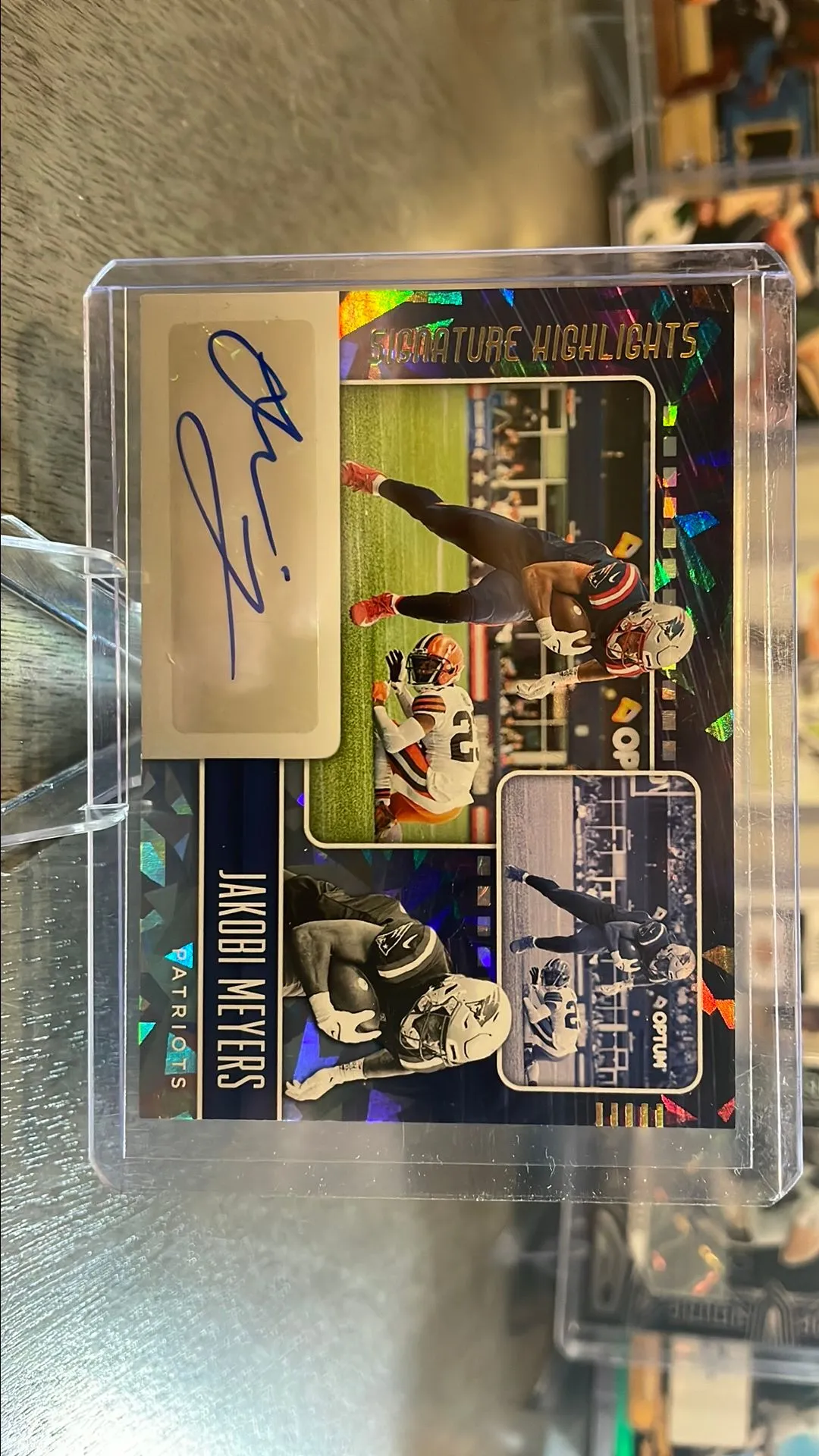 Product image for Jakobi Meyers 2022 Donruss Signature Highlights Autograph #SH88