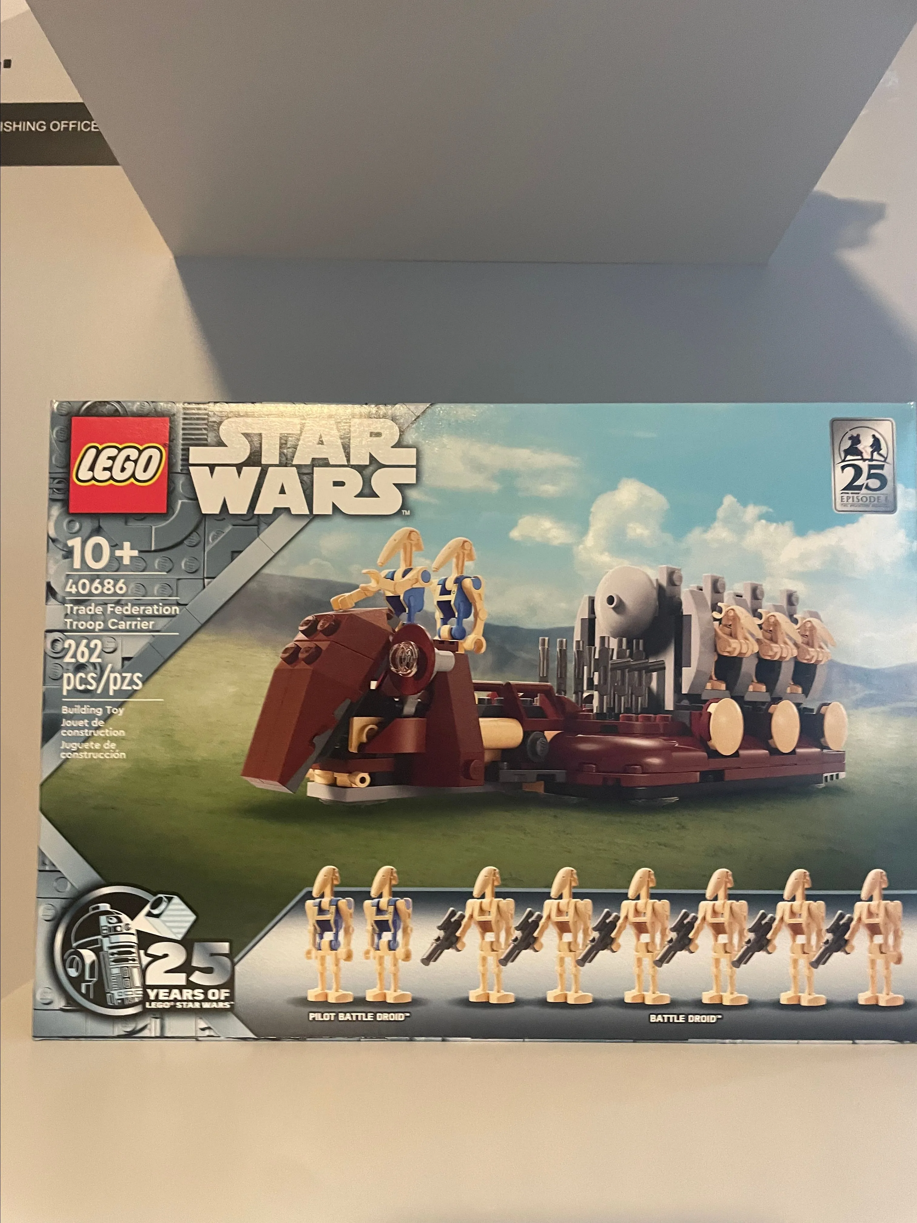 Product image for 70686 Battle Droid Carrier 25th Anniversary Sealed Mint
