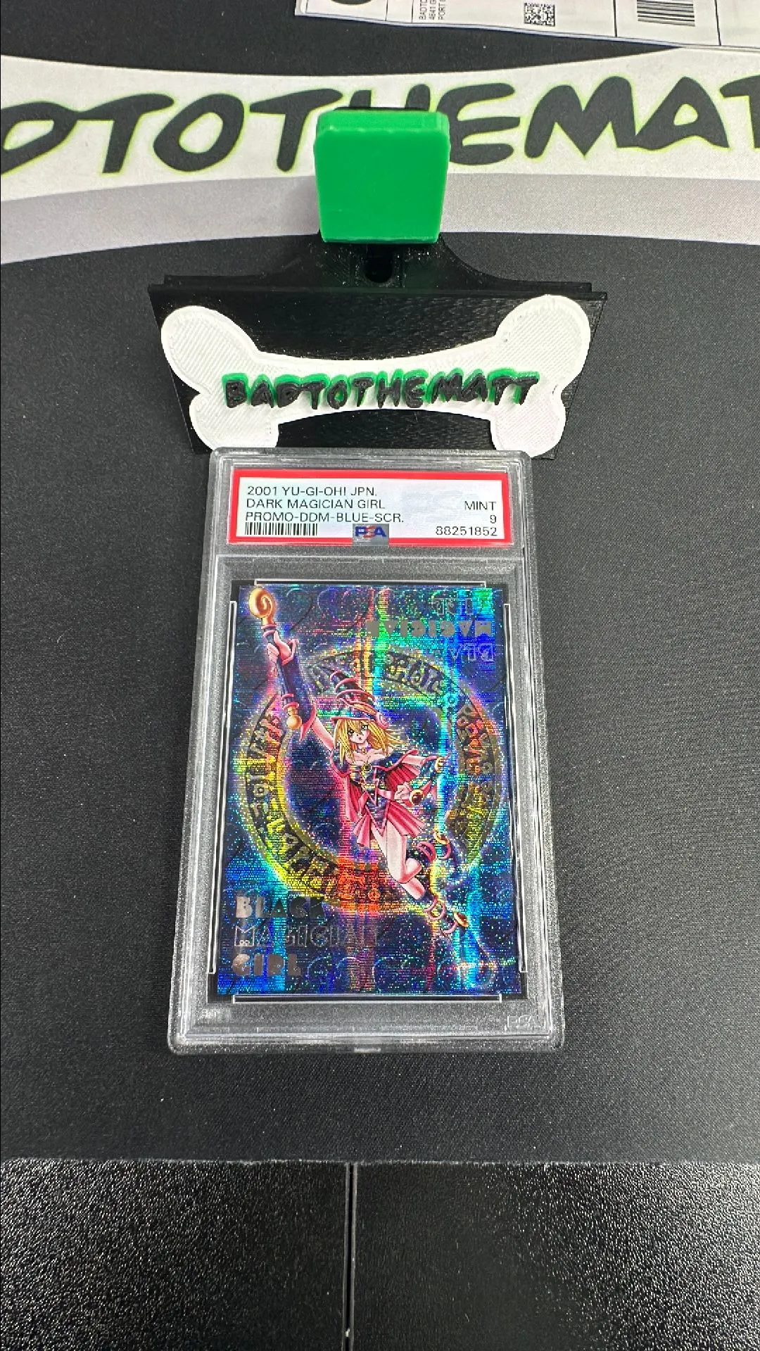 Product image for 3. 2001 Yu-Gi-Oh! Japanese Promo Dark Magician Girl Promo-Ddm-Blue-Scr. PSA MINT 9