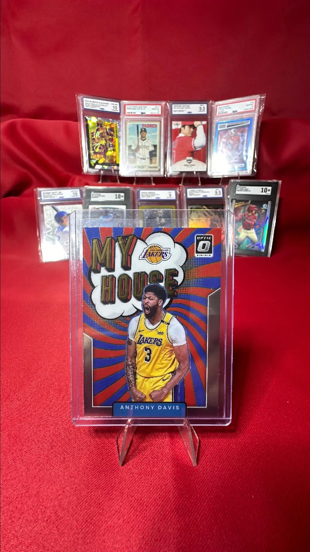 Product image for Anthony Davis MY HOUSE Purple Holo Prizm