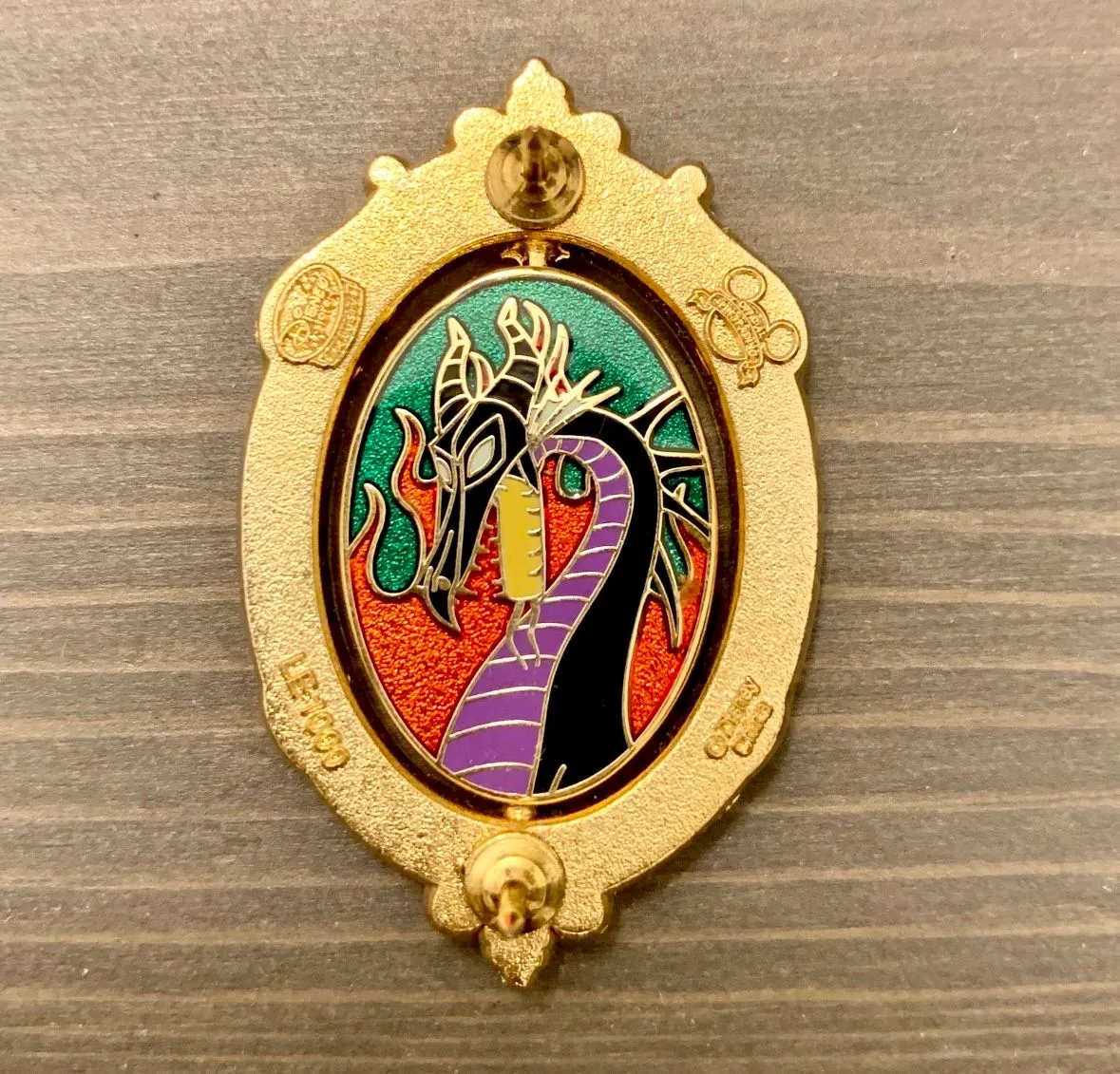 Product image for Disney Store Europe - Maleficent / Dragon Spinner  le 1000 Pin