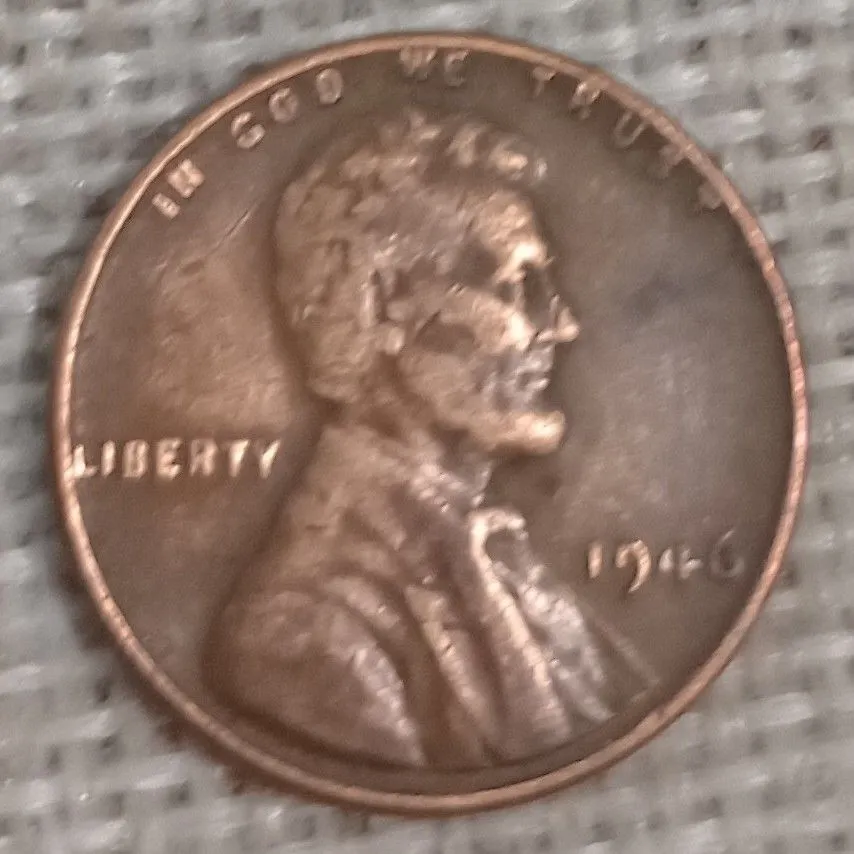 Product image for 1946 wheat penny