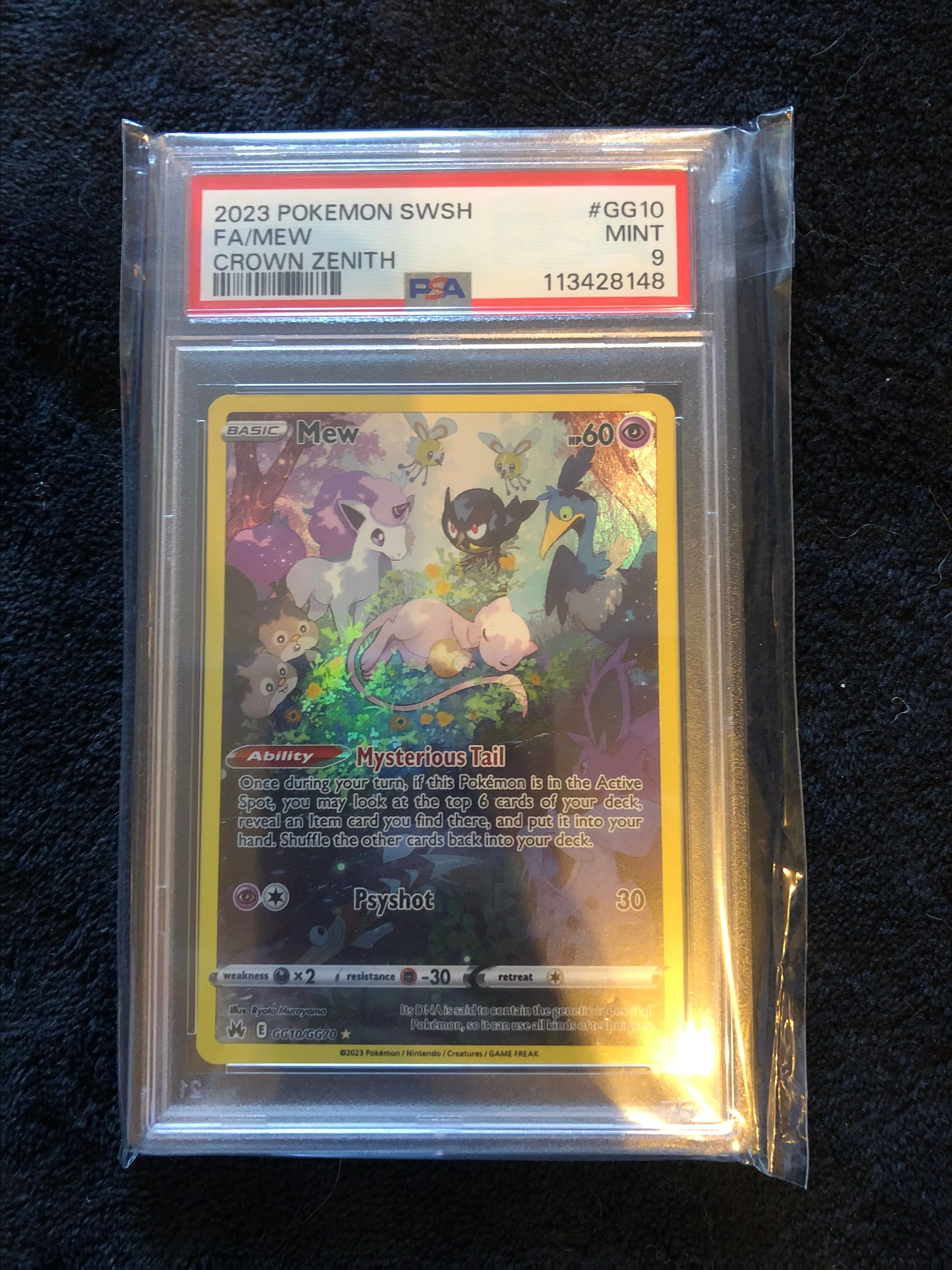 Product image for Pokemon PSA 9 Mew #GG10