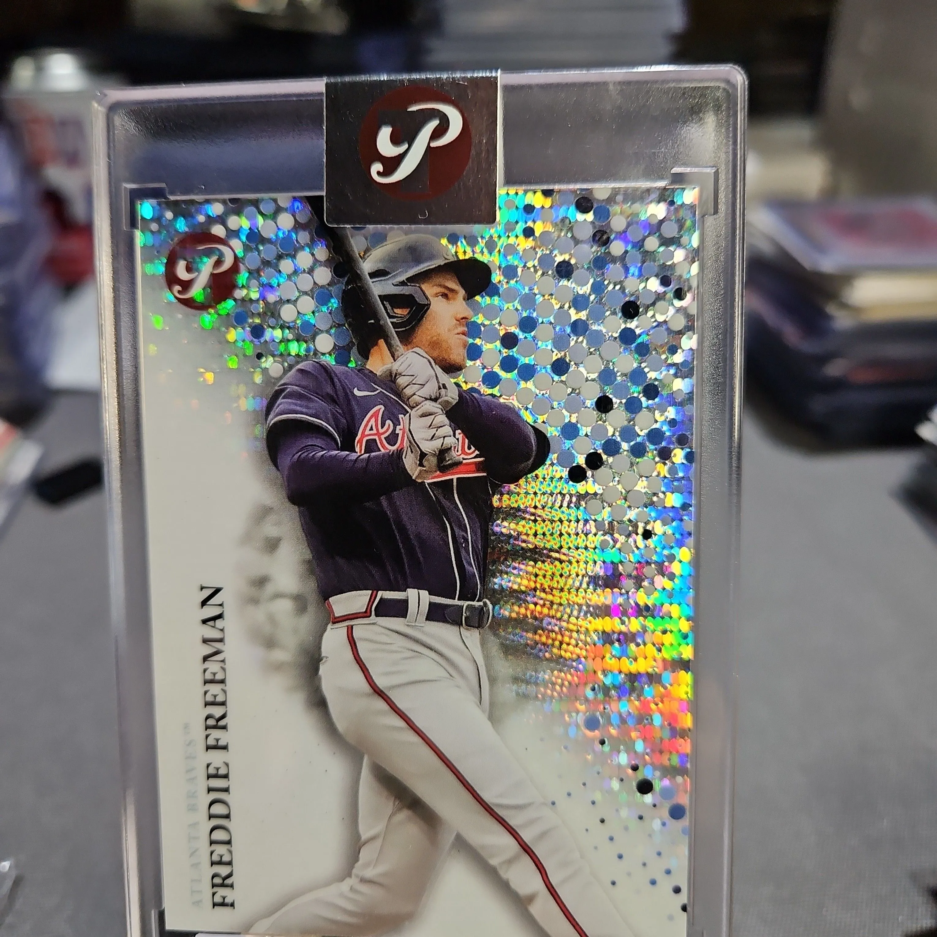Product image for 2022 Topps Pristine Freddie Freeman Encased Refractor