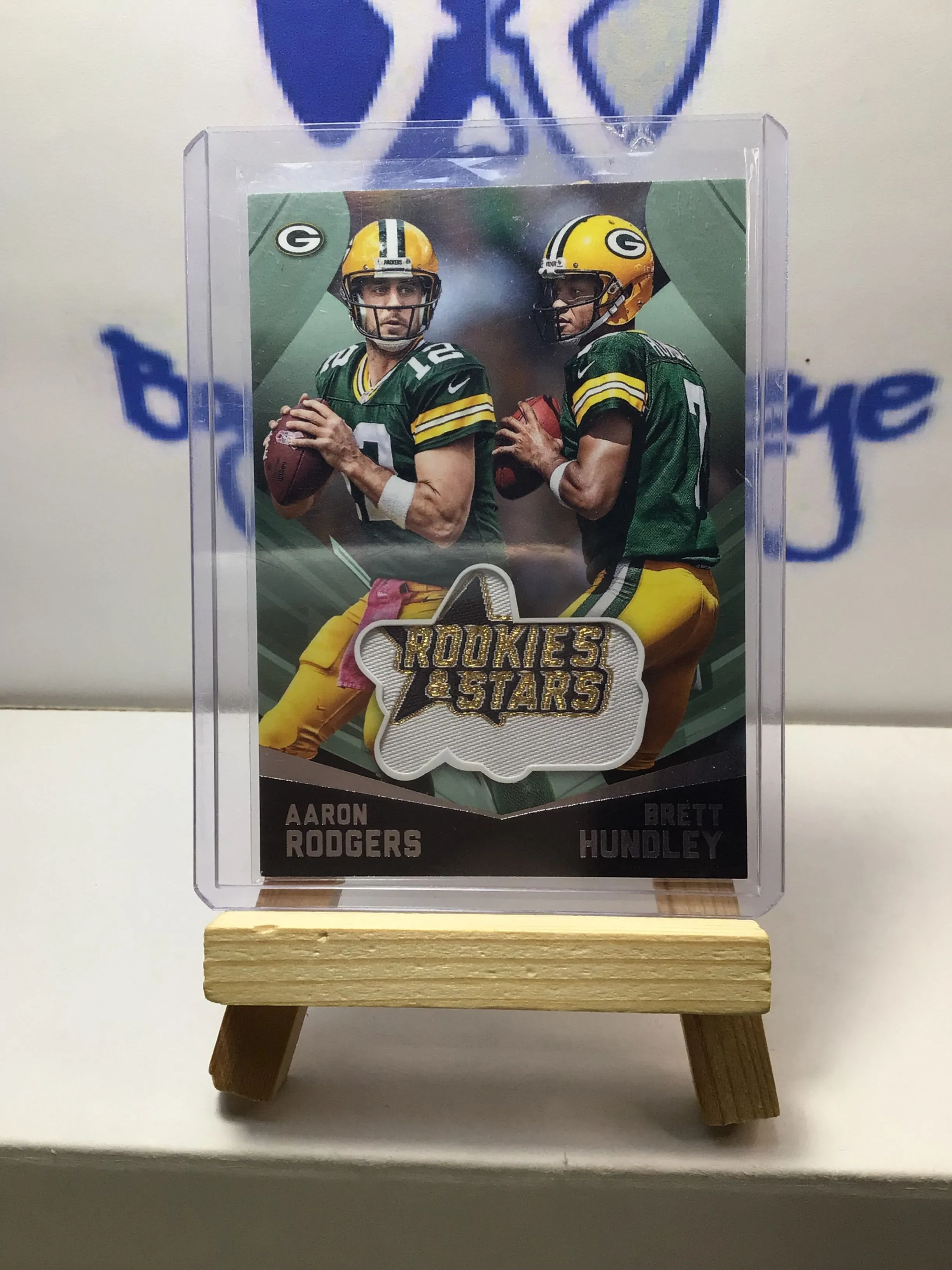 Product image for Aaron Rodgers / Brett Hundley Rookies and stars patch