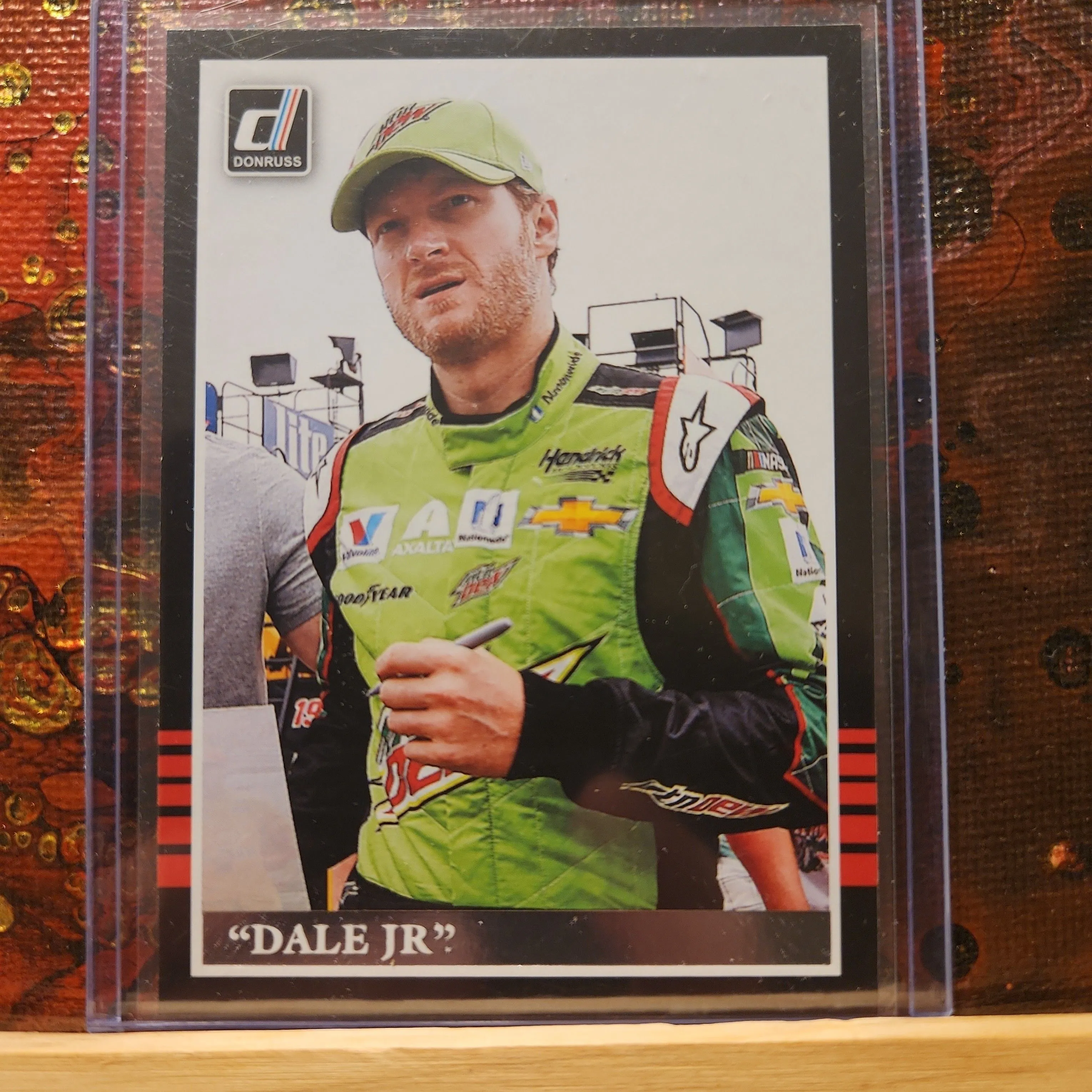 Product image for 2018 Donruss Dale Earnhardt Jr. Short print.
