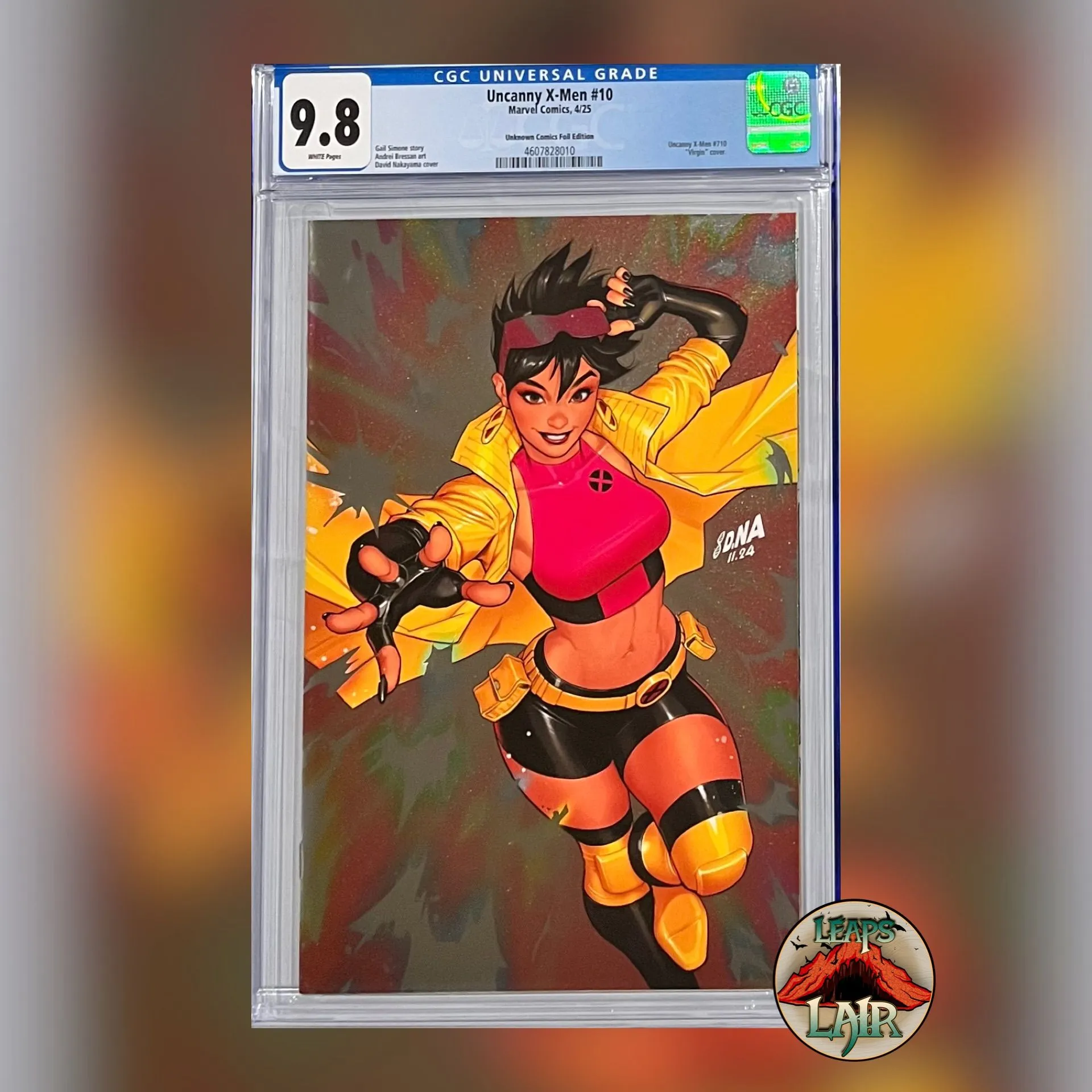 Product image for UNCANNY X-MEN #10 DAVID NAKAYAMA EXCLUSIVE FOIL  CGC 9.8