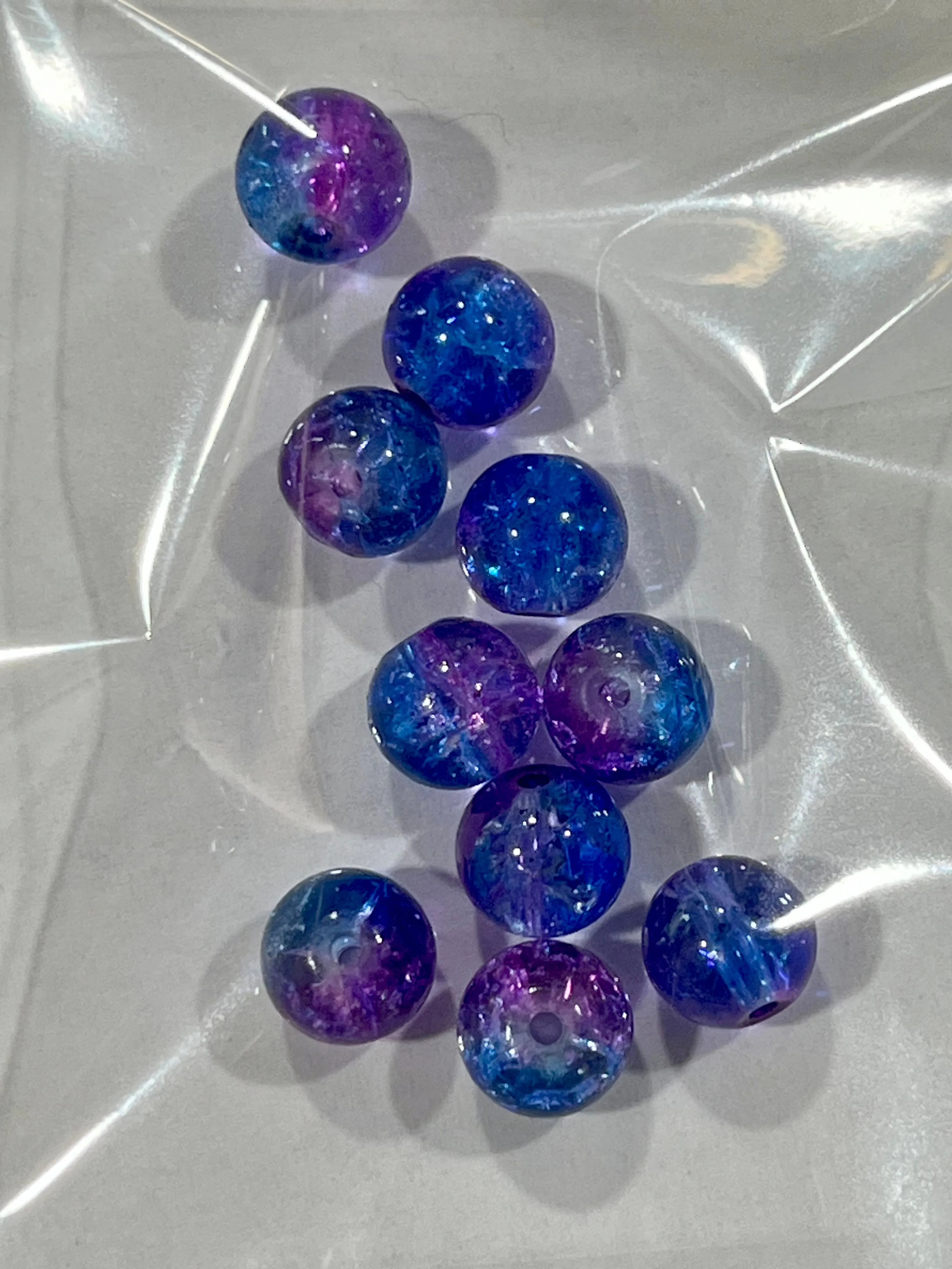 Product image for Small Crackle Beads.