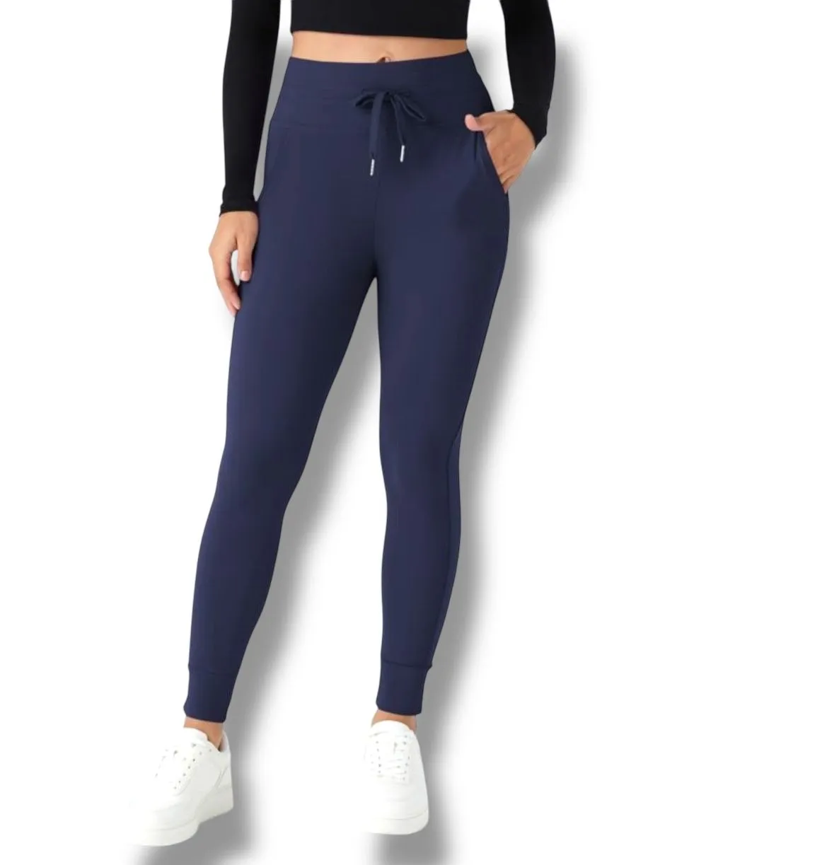 Product image for HALARA Cloudful Air Navy Blue Joggers medium