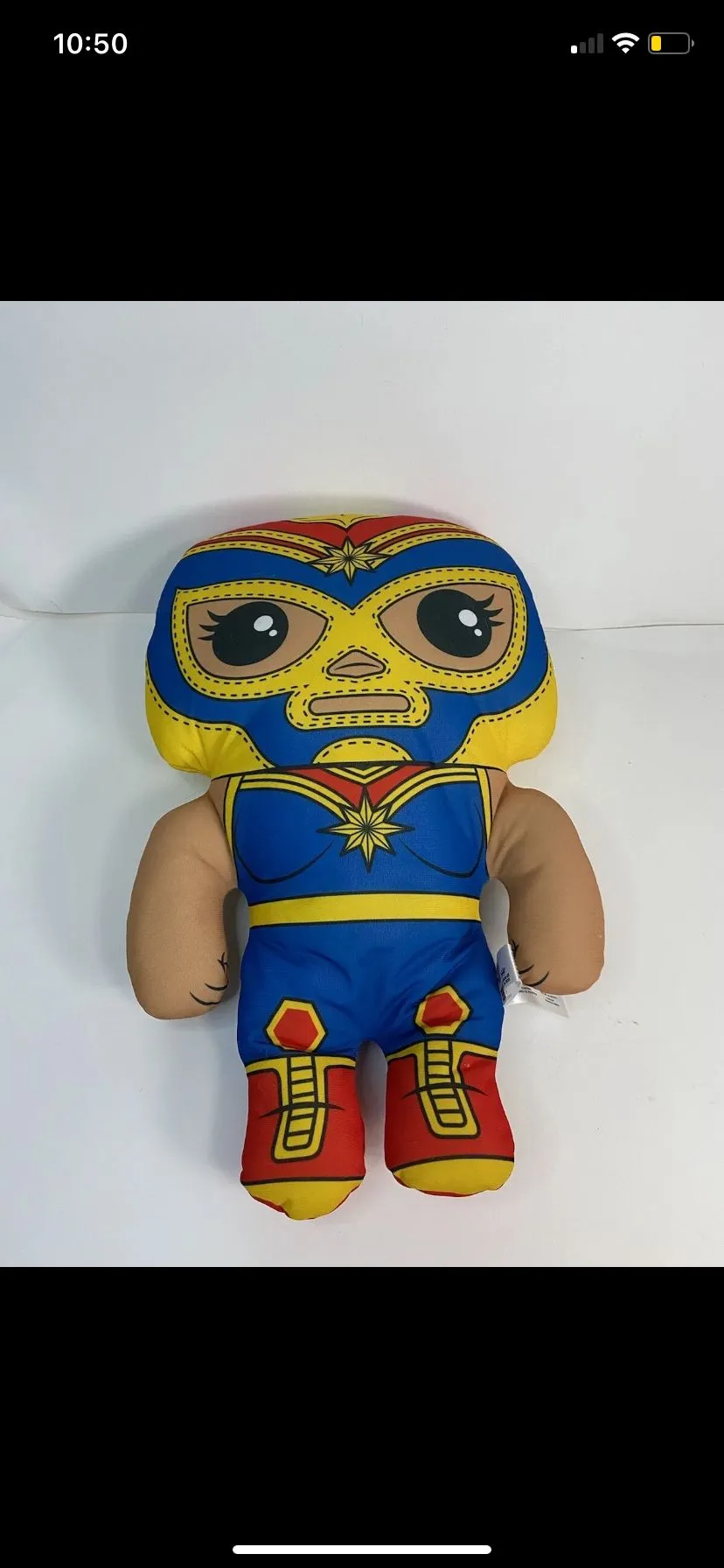 Product image for Marvel Luchadores Funko Pop Plush Captain Marvel Edition