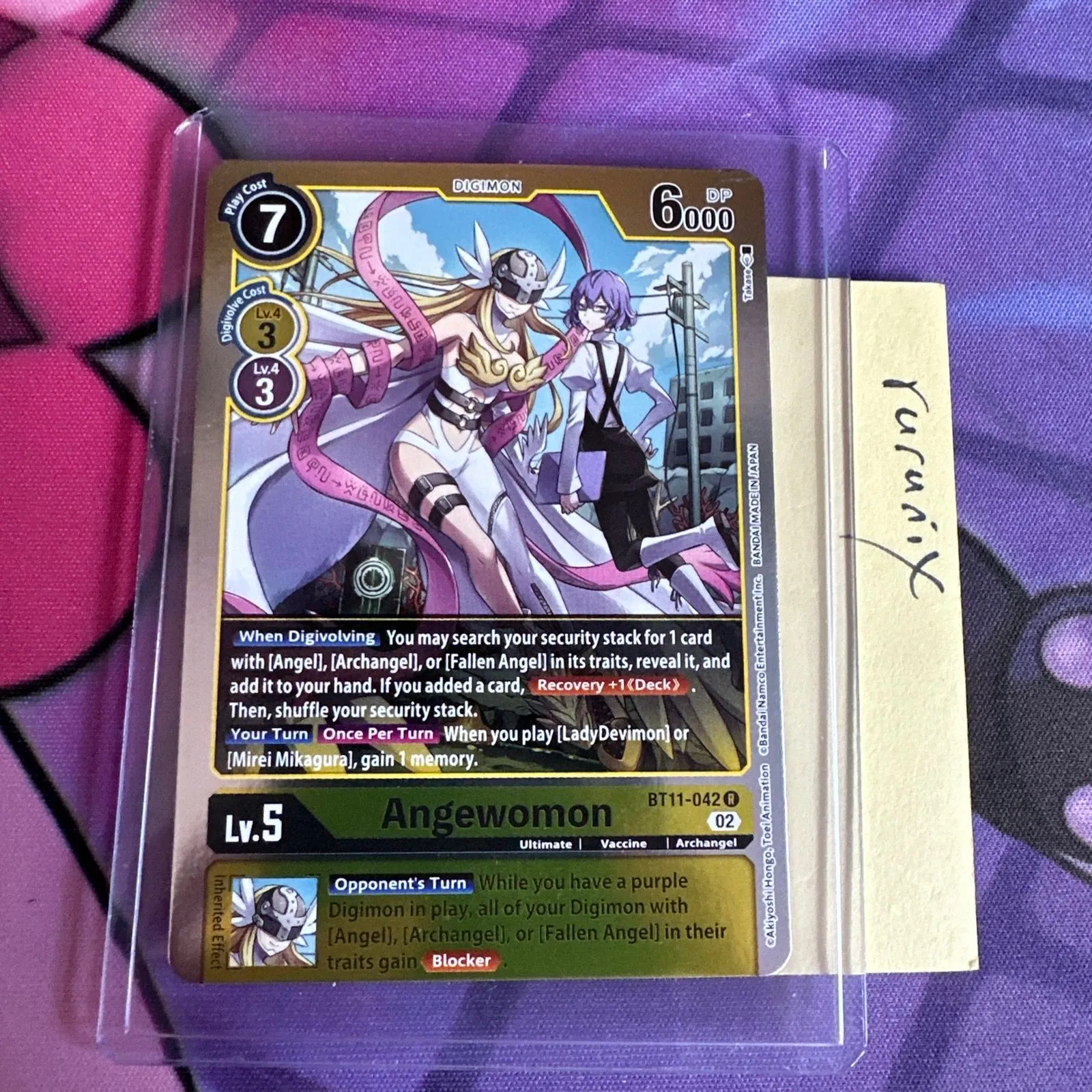 Digimon TCG Angewomon BT11-042 Rare Dimension Phase Ship Now Waifu   Whatnot: Shop, Sell, Connect