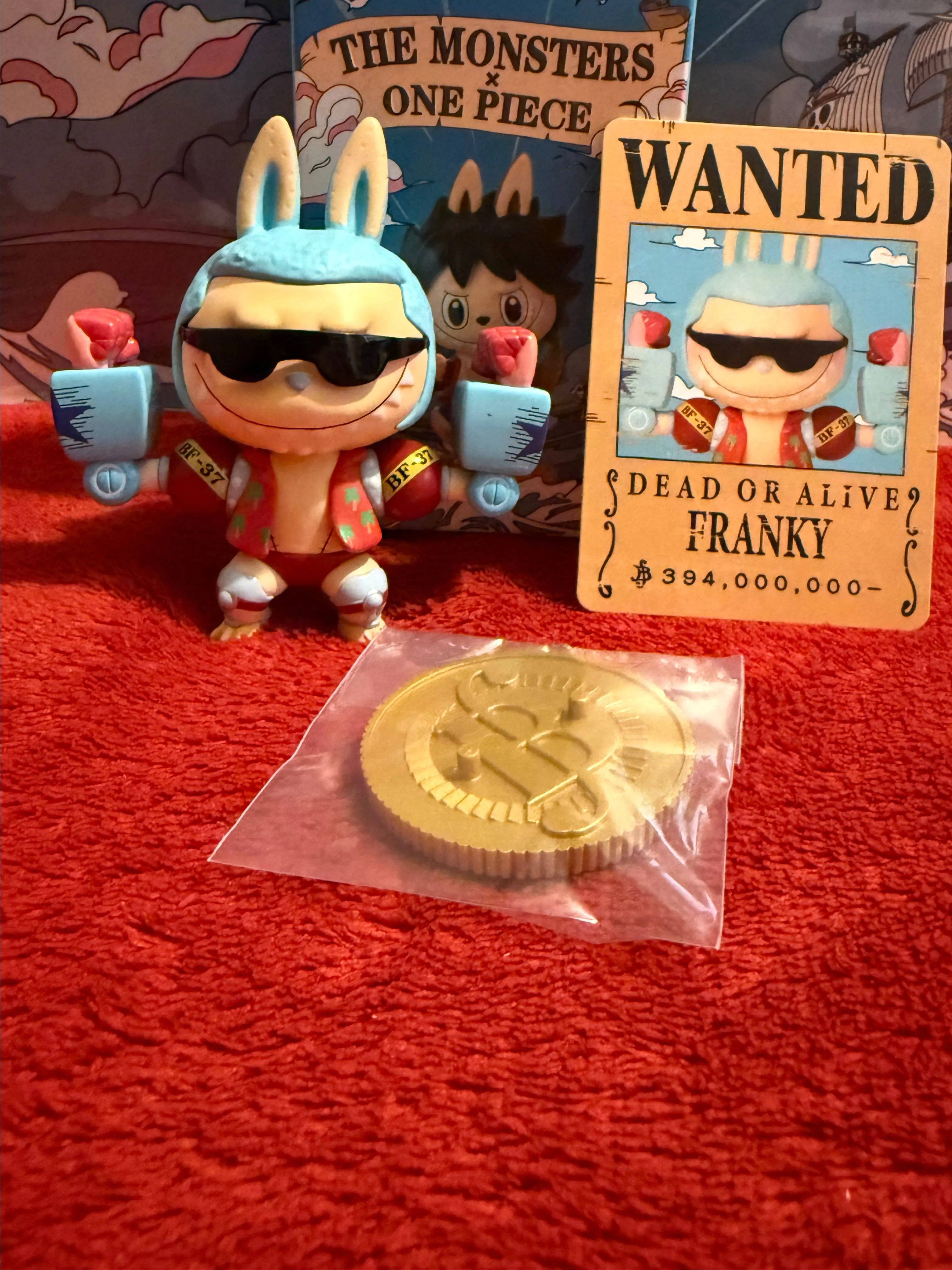 Product image for Popmart - Labubu - THE MONSTERS x One Piece Series - Franky