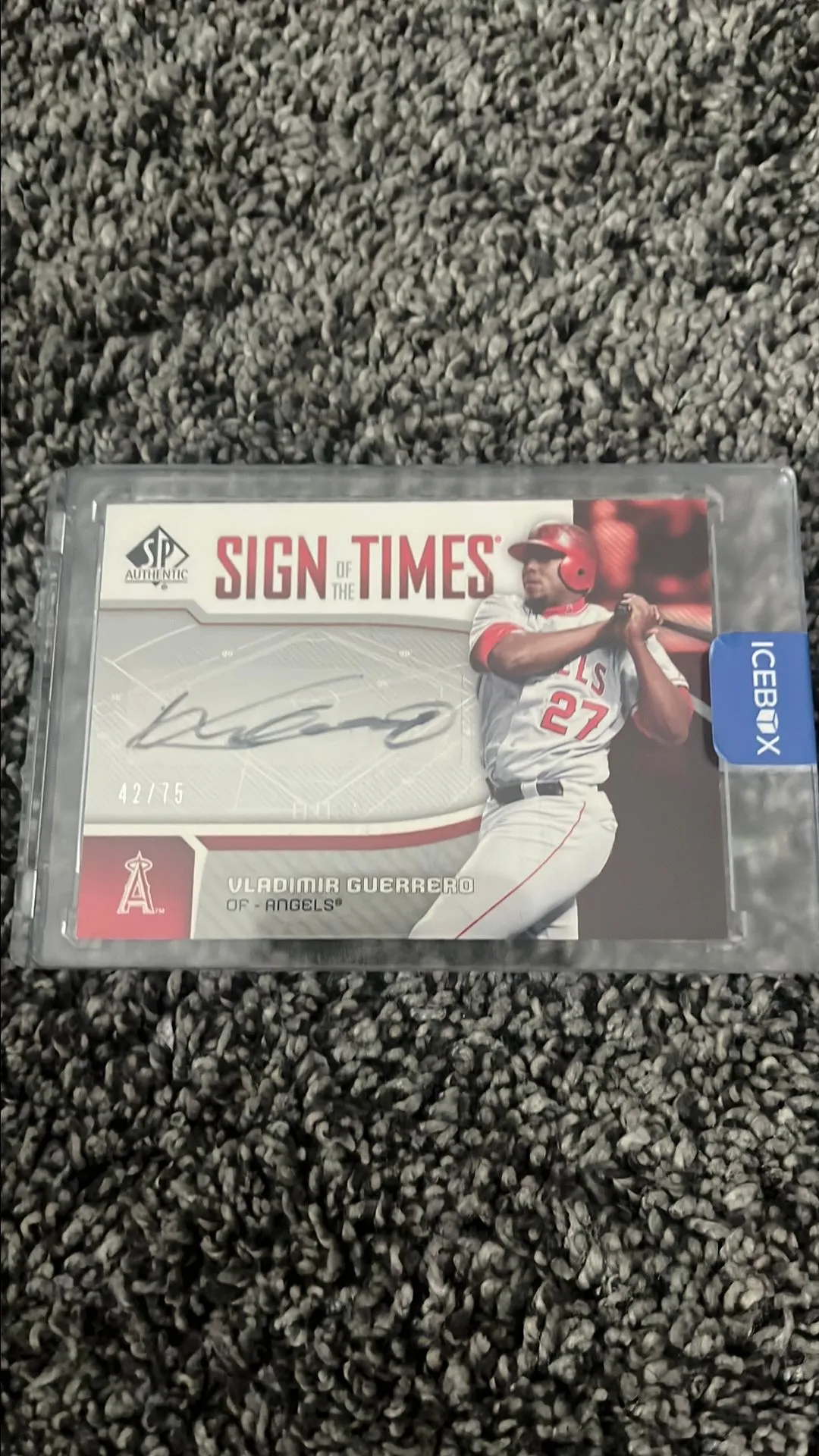 Product image for Vladimir Guerrero auto /75