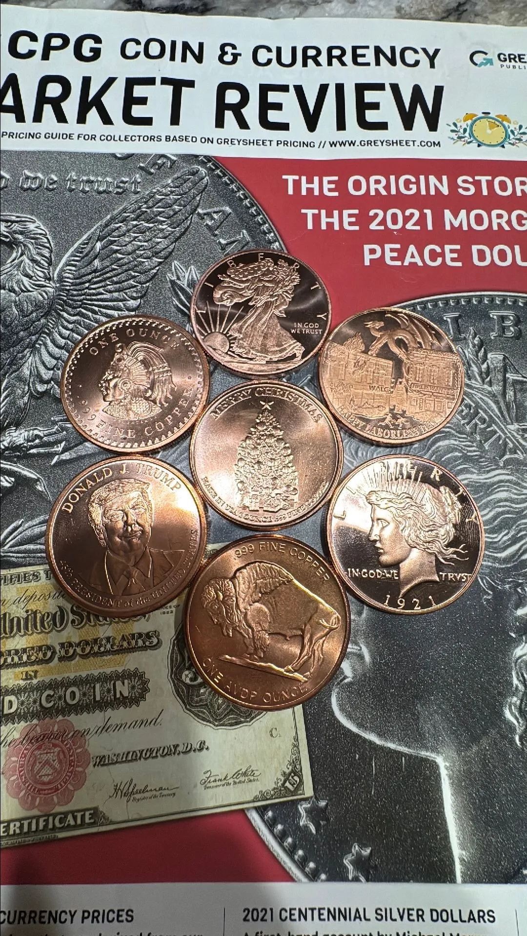 Product image for Random 1 oz copper round