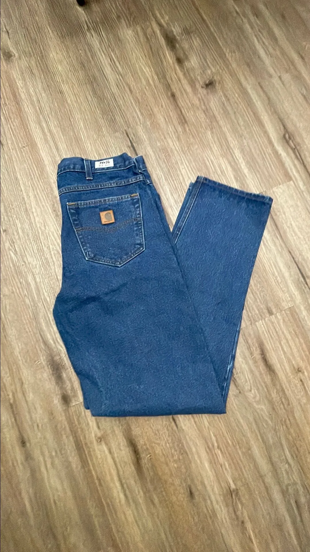 Product image for Carhartt blue jeans 34x36