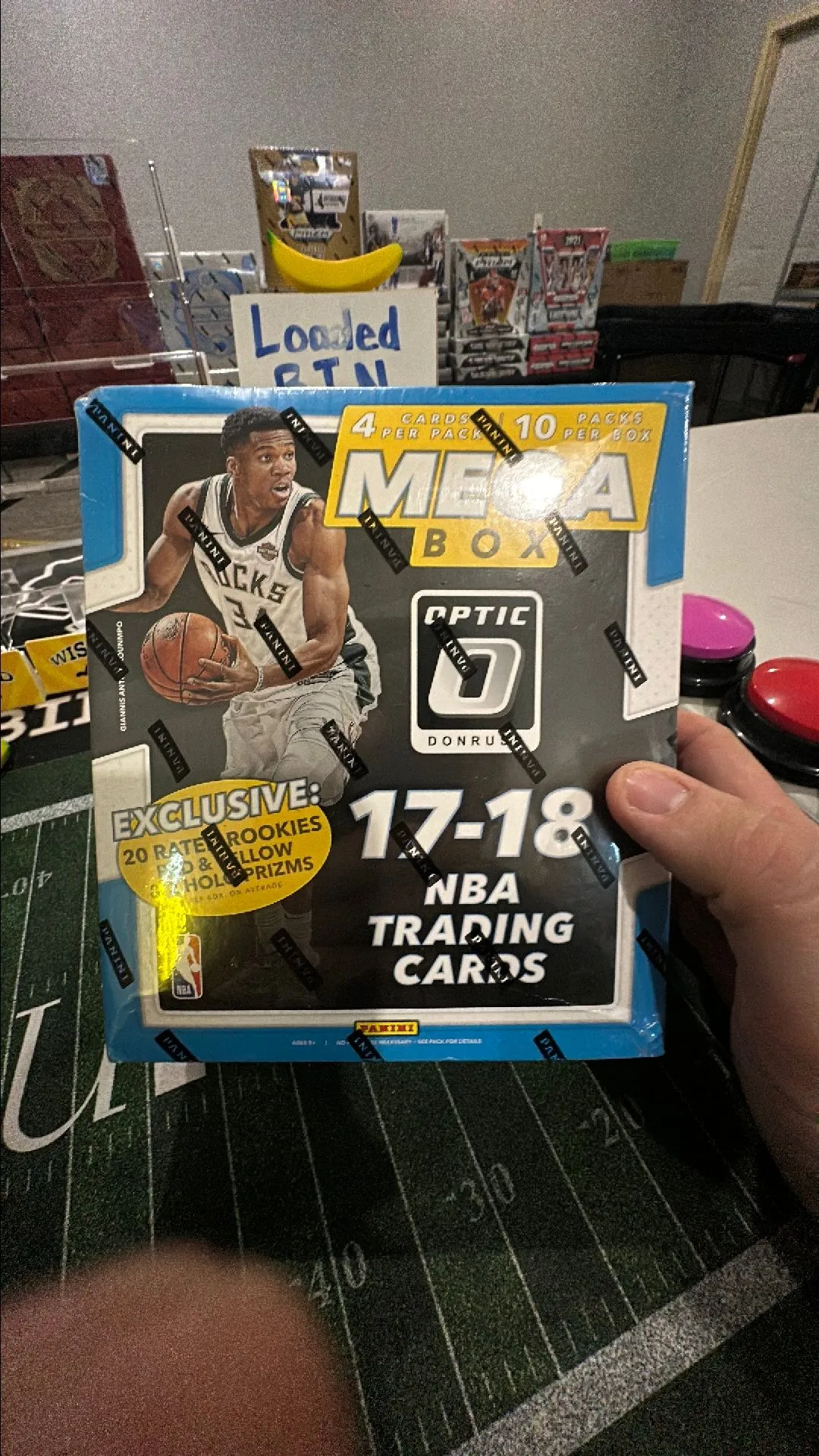 Product image for ( 1 ) 2017 Panini Donruss Optic Basketball NBA Mega Box Sealed Ripped Or Shipped