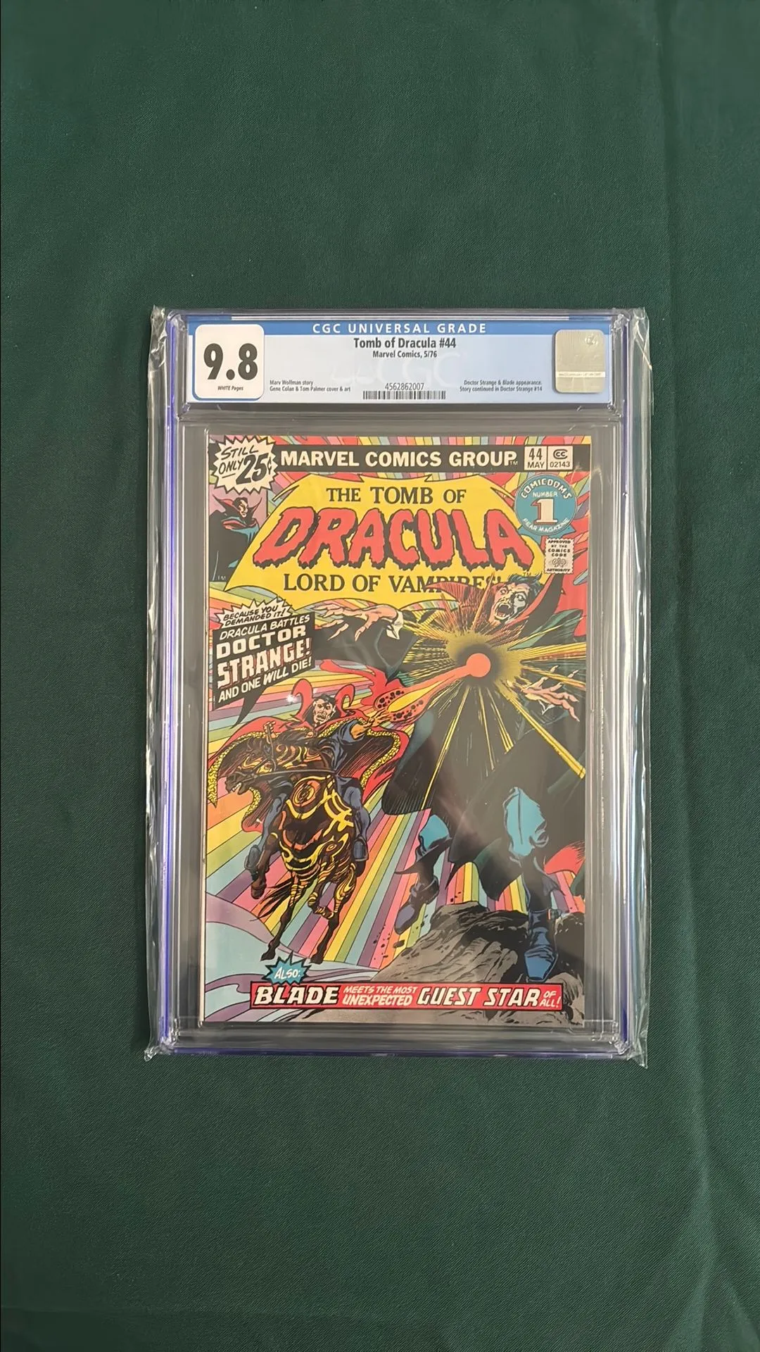 Product image for Tomb of Dracula #44 CGC 9.8