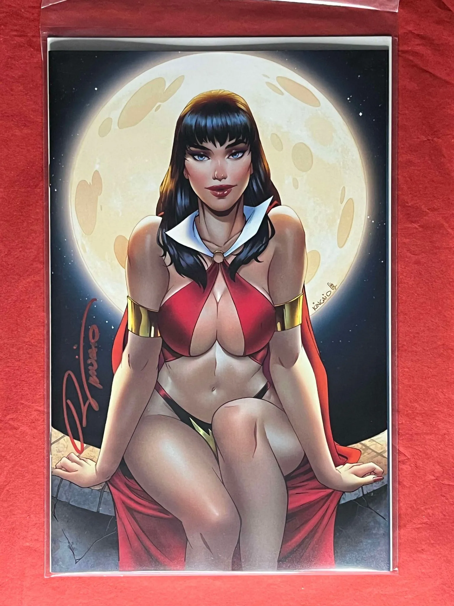 Product image for Vampirella #1 RYAN KINCAID VARIANT NEAR MINT CONDITION SIGNED BY RYAN KINCAID WITH COA