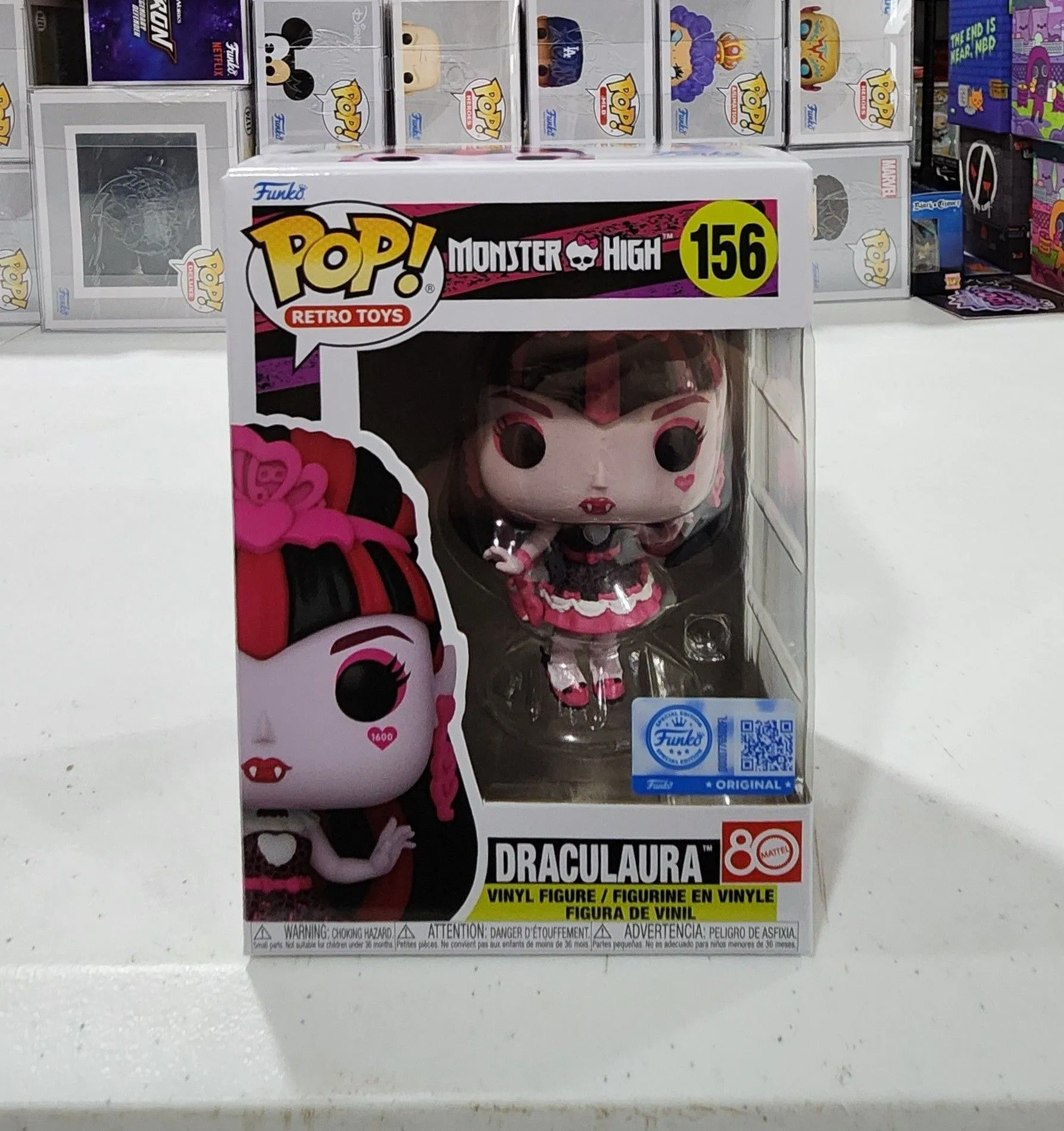 Product image for Funko Pop Monster High Draculaura Sweet 16 Amazon Exclusive # 156 