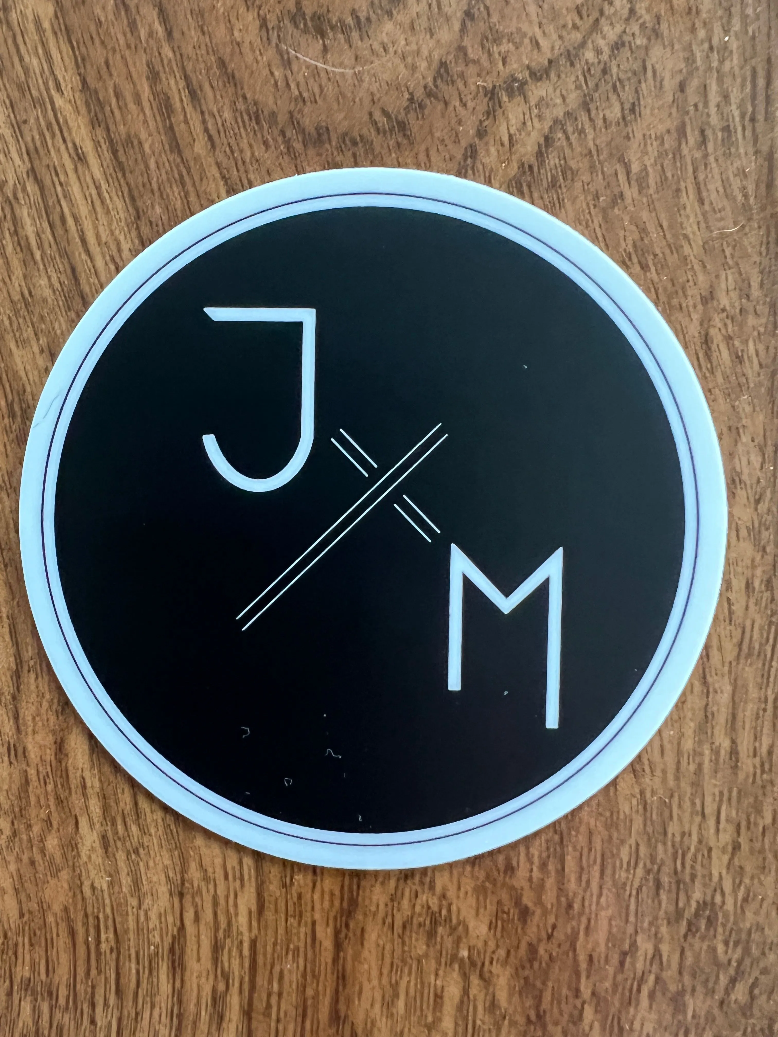 Product image for J & M Sticker