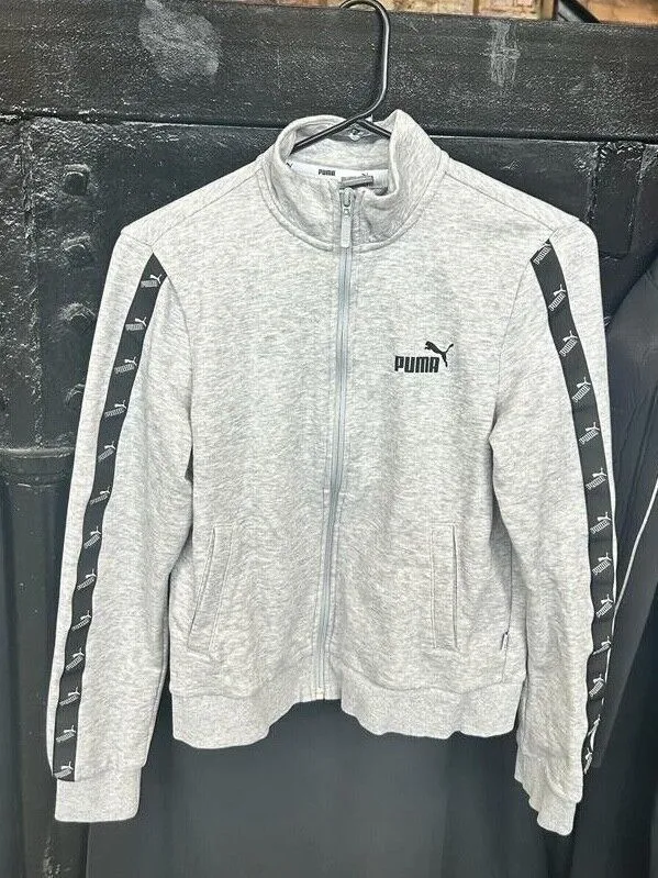 Product image for PUMA Amplified Women's Track Jacket Light Gray Size M