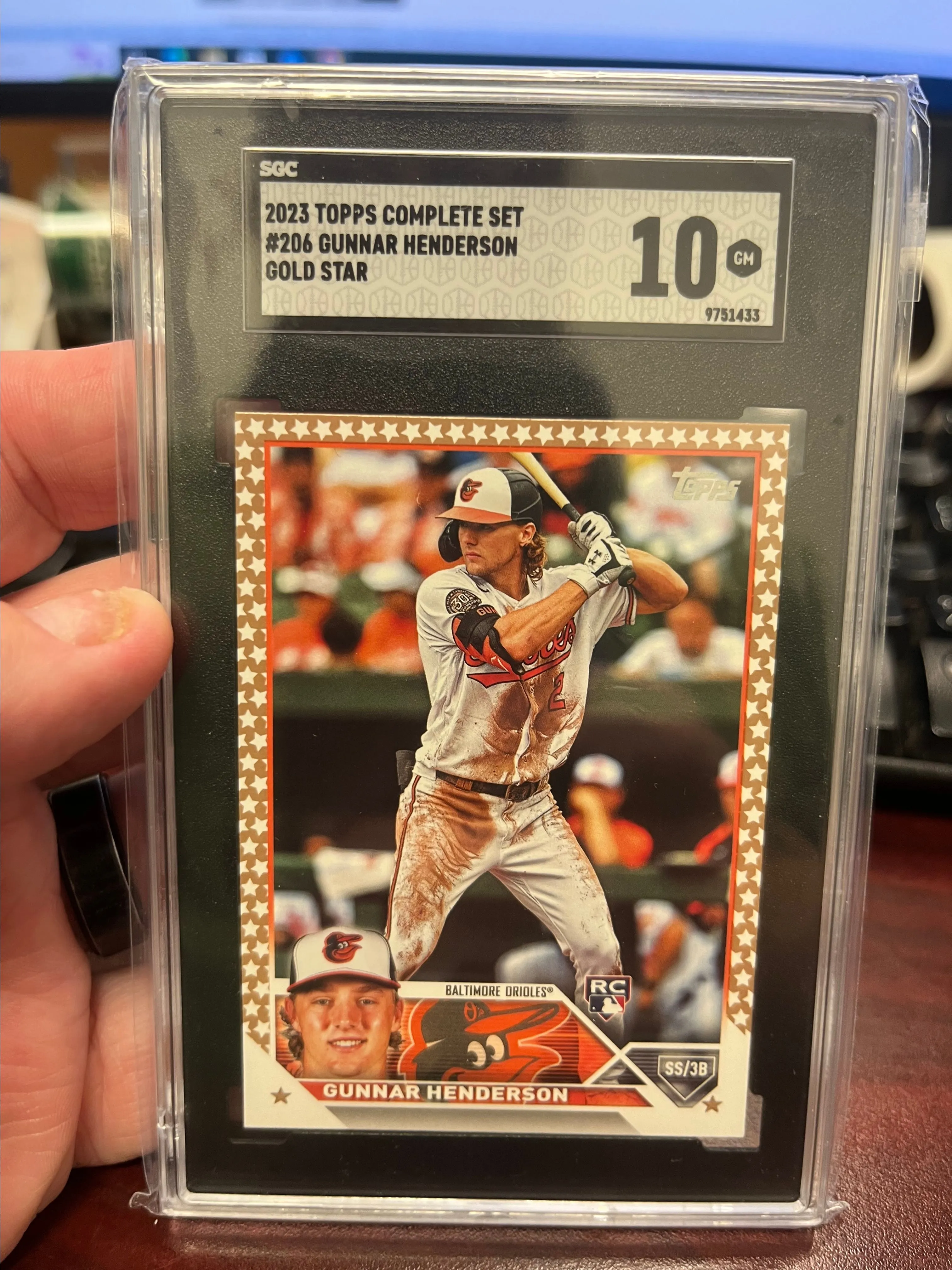 Product image for 2023 Topps Complete set Gunner Henderson Goldstar