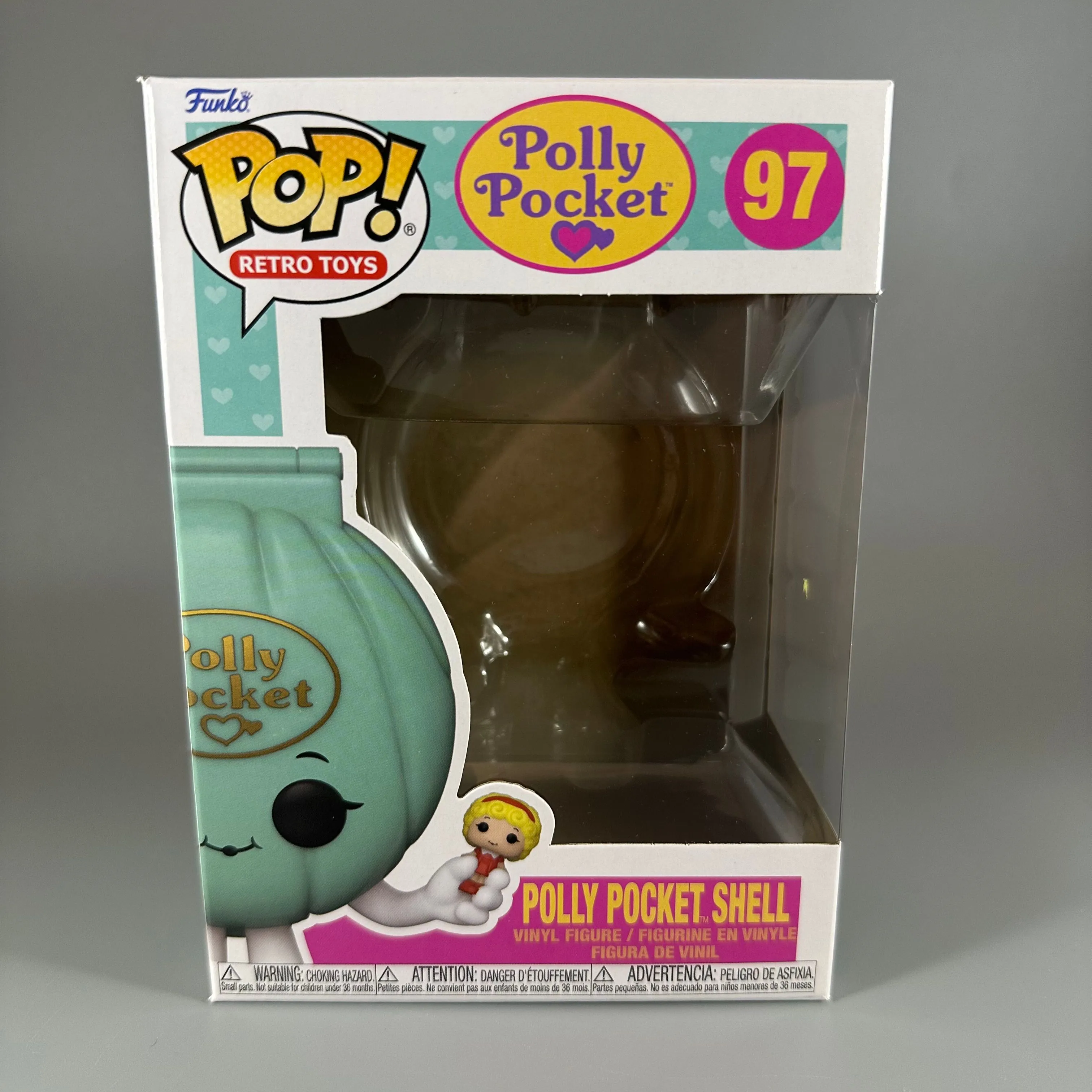 Product image for Funko Pop! Figure Retro Toys Polly Pocket #97 Polly Pocket Shell Empty Box