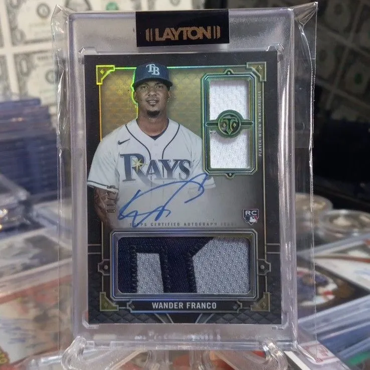Product image for 2022 Triple Threads Wander Franco Onyx tri-patch auto 1/25